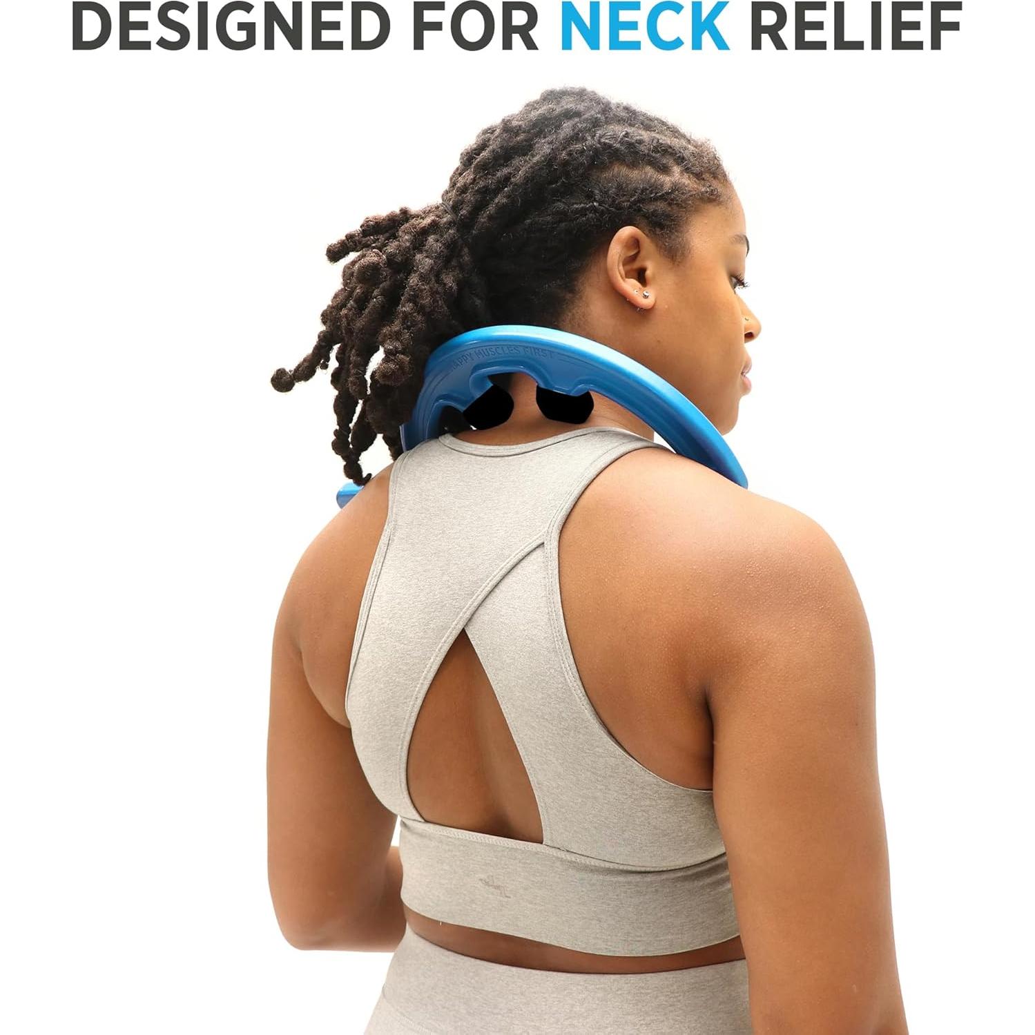 Masajeador de Espalda y Cuello Tiger Tail Azul - 61.5 cm