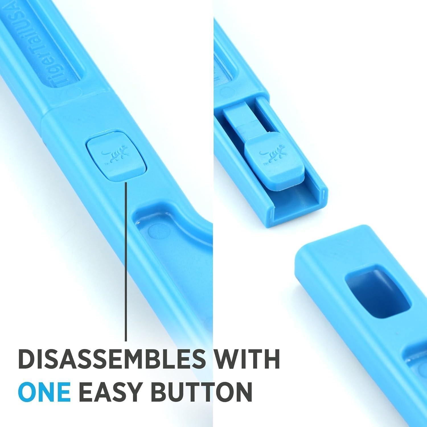 Masajeador de Espalda y Cuello Tiger Tail Azul - 61.5 cm