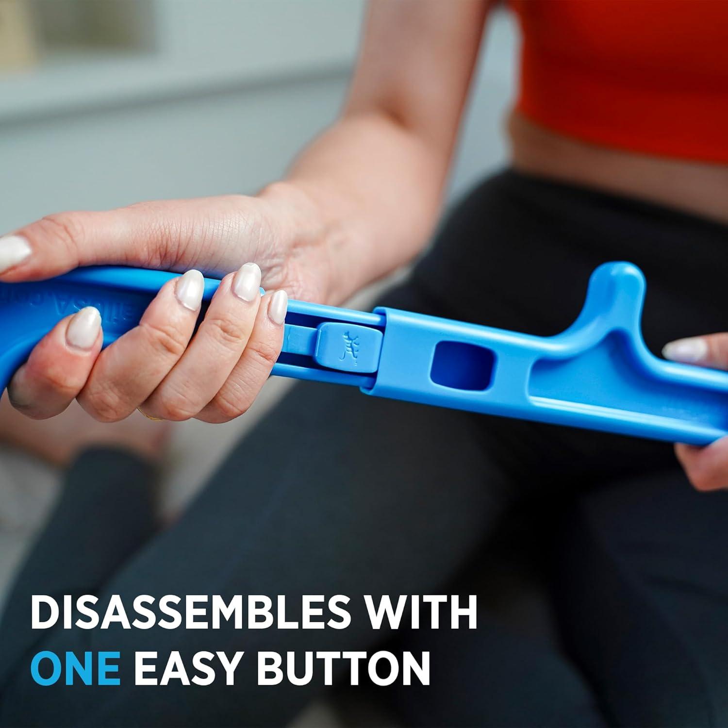 Masajeador de Espalda y Cuello Tiger Tail Azul - 61.5 cm