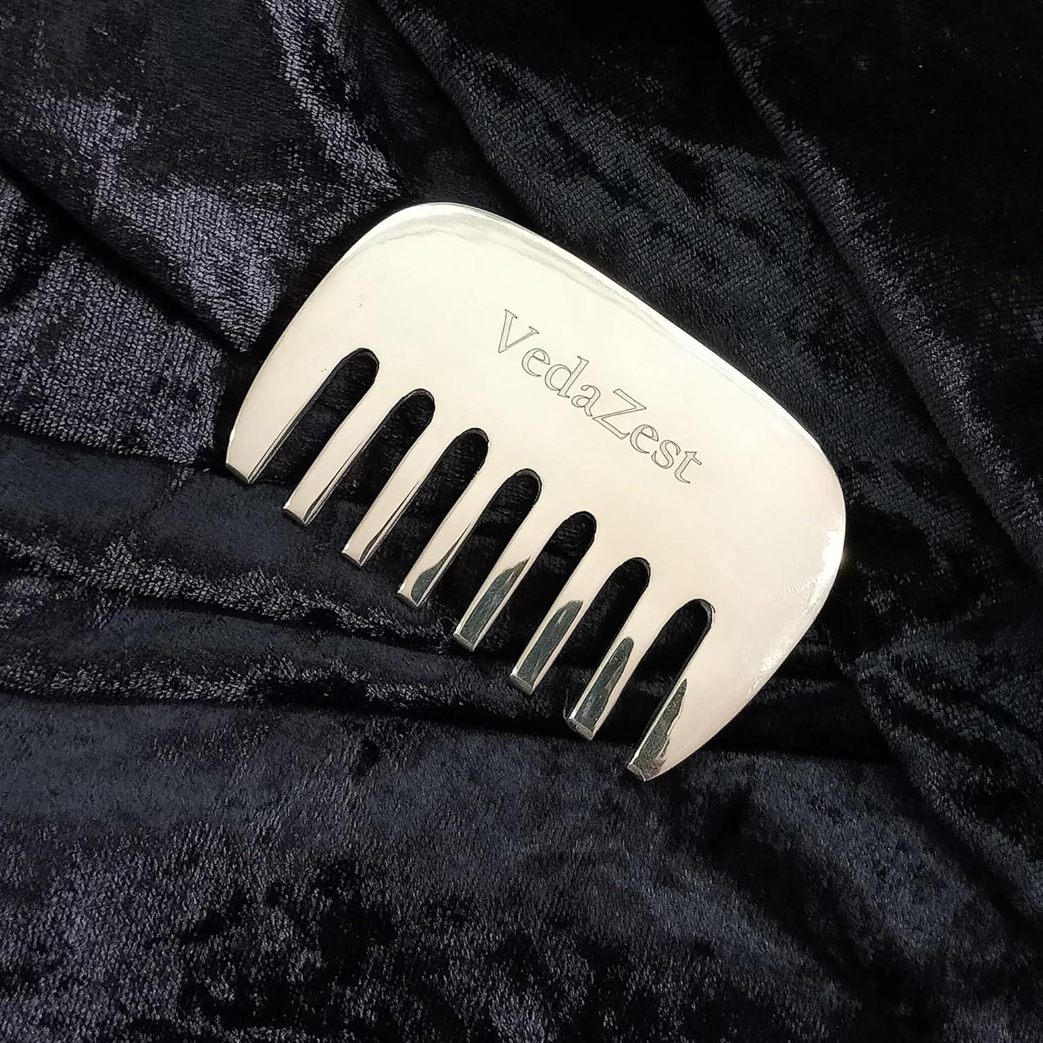 Herramienta de Masaje Gua Sha Kansa Bronce - Peine y Raspador