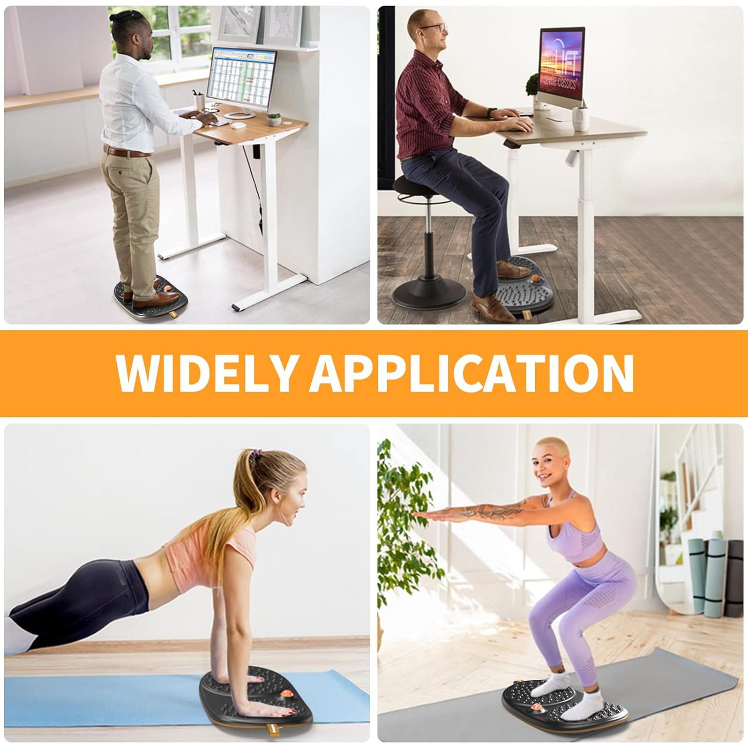 Alfombrilla de Escritorio de Pie Trobing con Tabla de Equilibrio