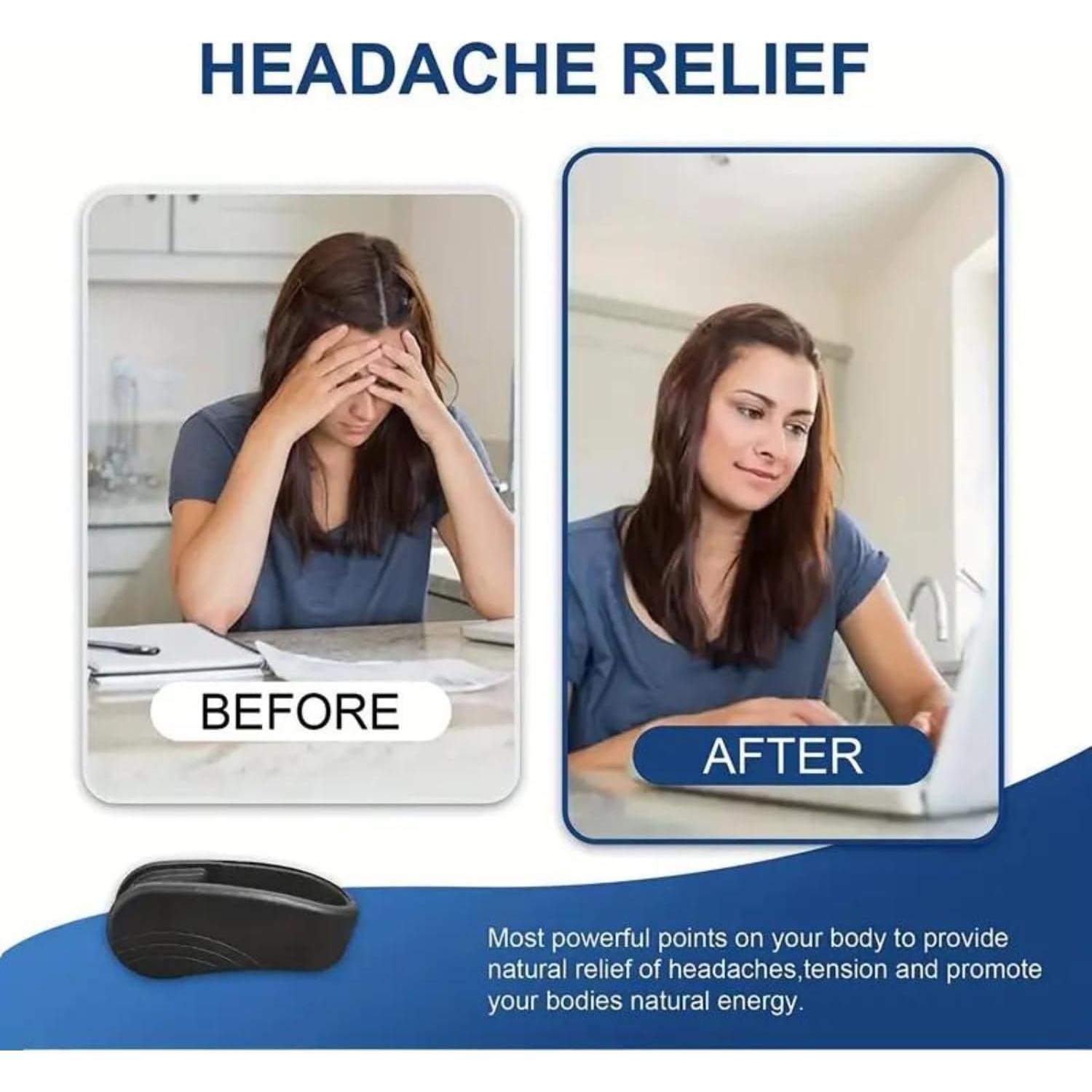 Clip de Acupresión I K IMPEX - Paquete de 2, Alivio de Migrañas