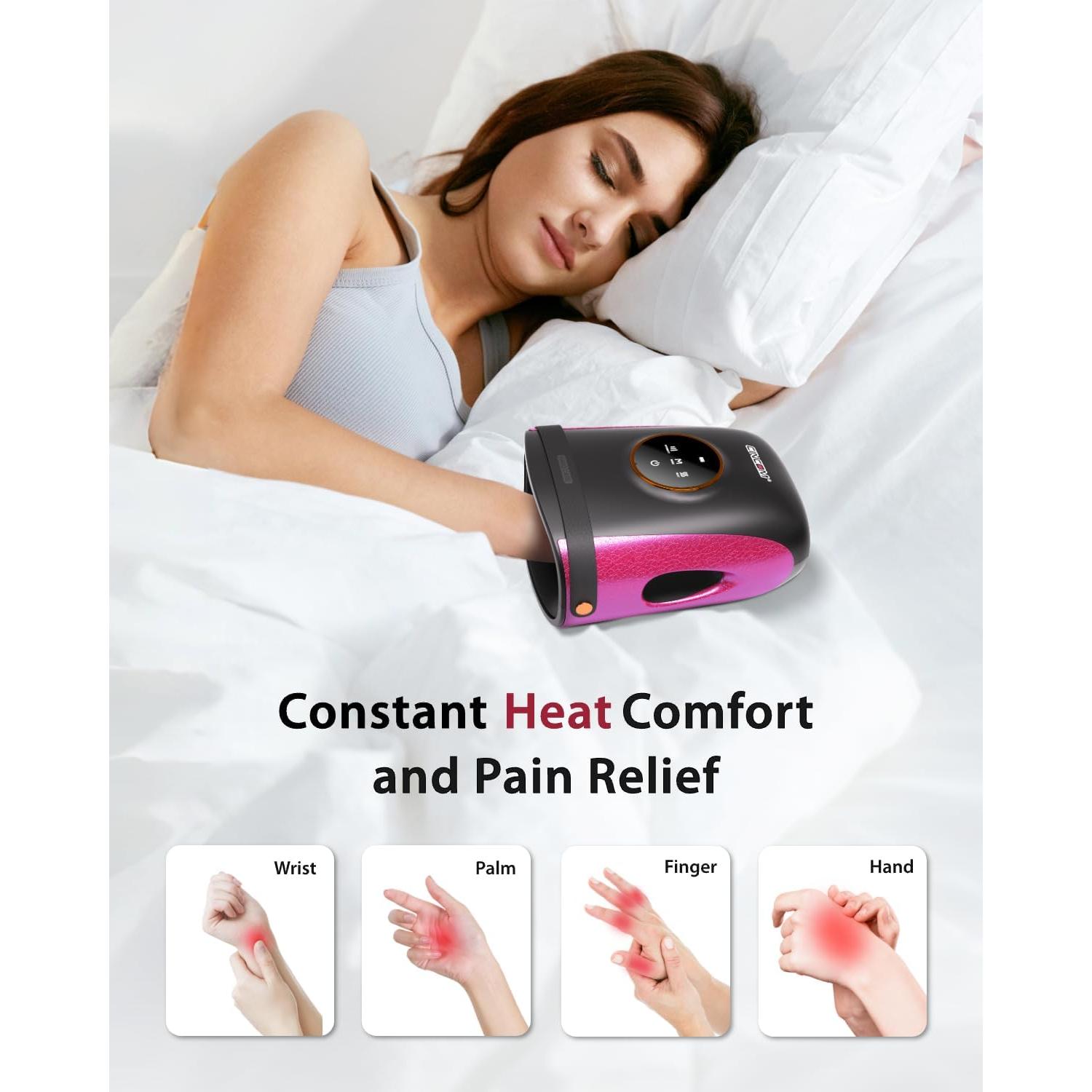 Masajeador de Mano CINCOM Inalámbrico con Calor y Compresión