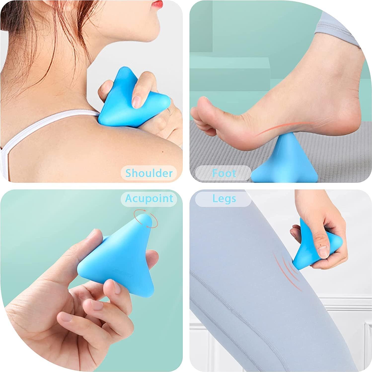 Juego de Pelotas de Masaje Manual Jocaluyia 2 PCS Silicona