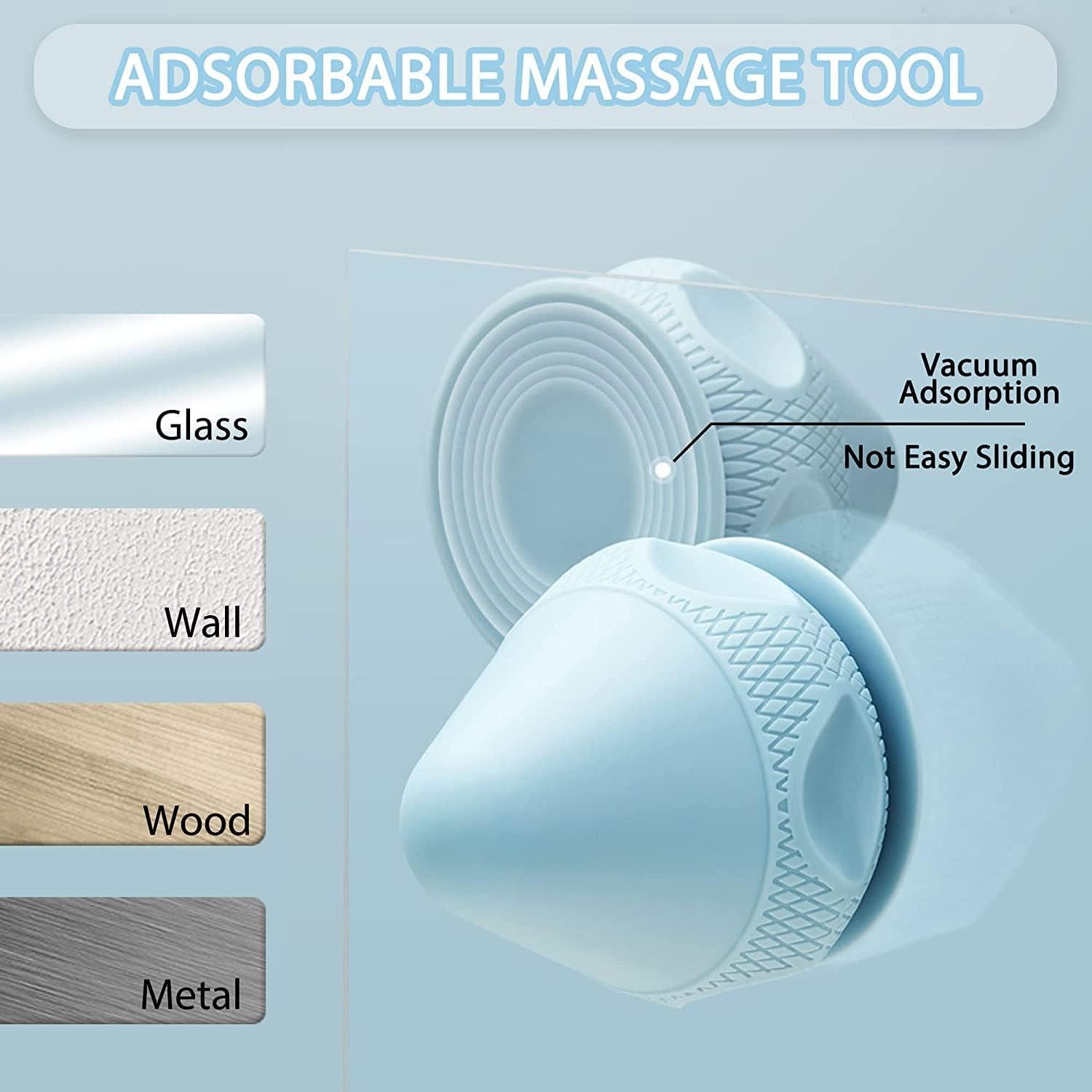 Juego de Pelotas de Masaje Manual Jocaluyia 2 PCS Silicona