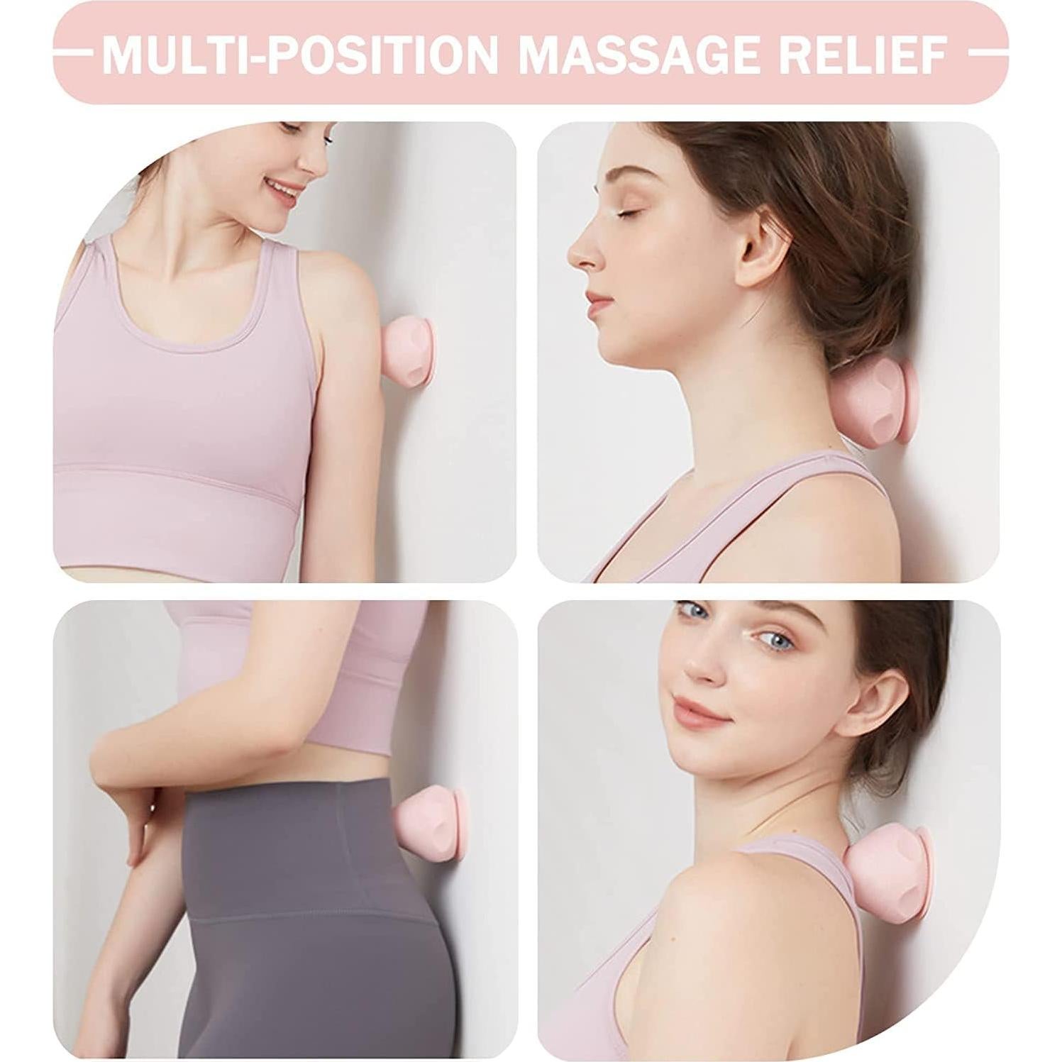 Juego de Pelotas de Masaje Manual Jocaluyia 2 PCS Silicona