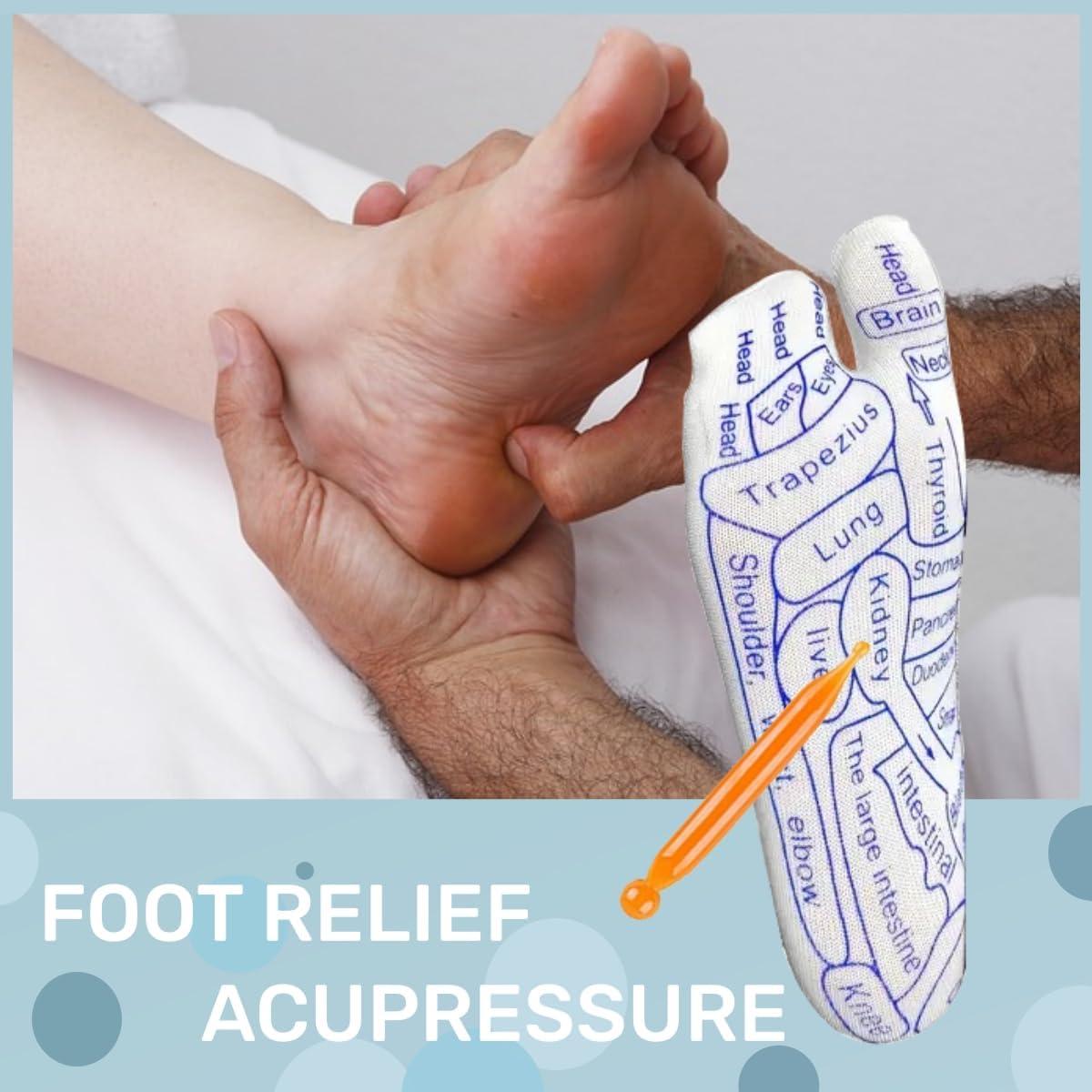 Calcetines de Reflexología COLSA con Herramientas Masaje 2pcs