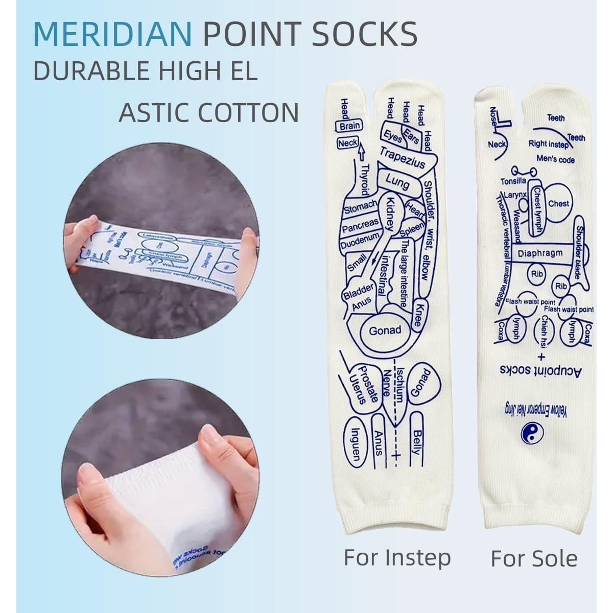 Calcetines de Reflexología COLSA con Herramientas Masaje 2pcs