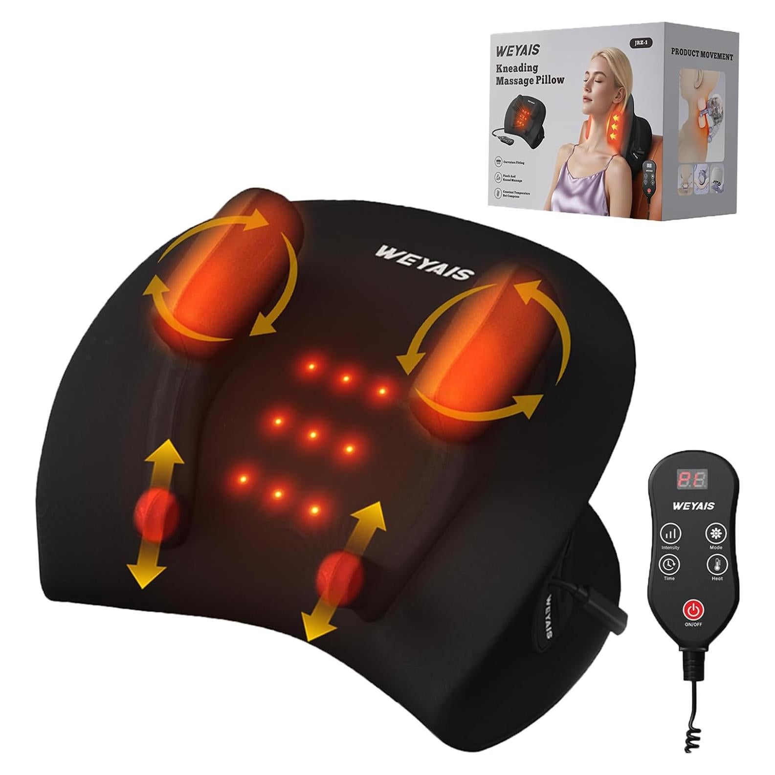 Masajeador de Cuello FUAN JRZ-1 con Calor y Control Remoto