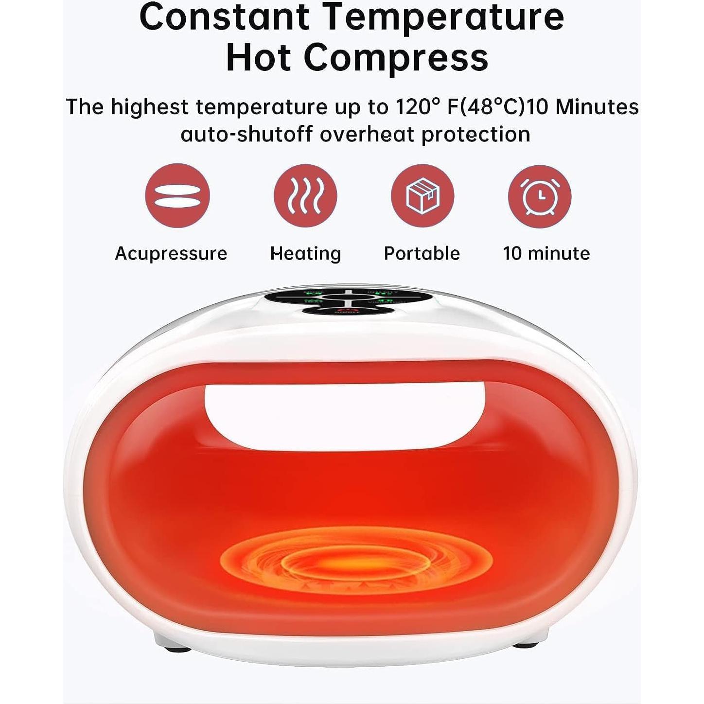Masajeador de Manos AERLANG Inalámbrico con Calor y Compresión