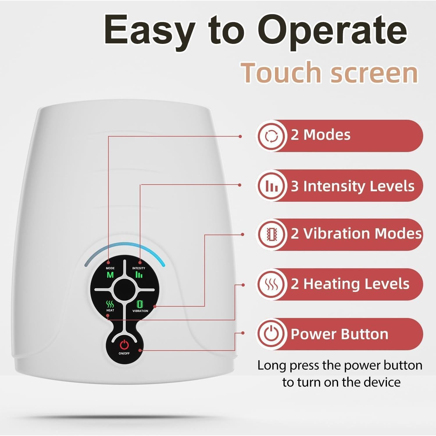 Masajeador de Manos AERLANG Inalámbrico con Calor y Compresión