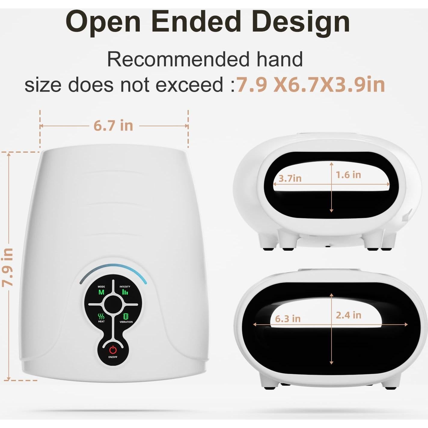Masajeador de Manos AERLANG Inalámbrico con Calor y Compresión