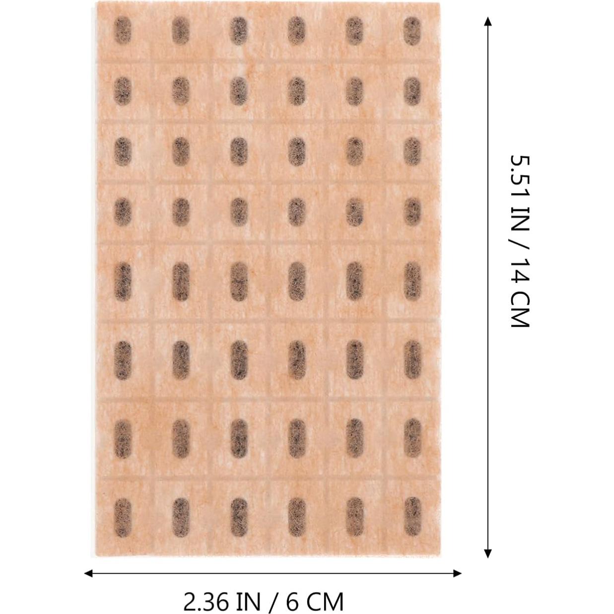Parches para Oídos Healifty 96pcs Acupunto Caqui