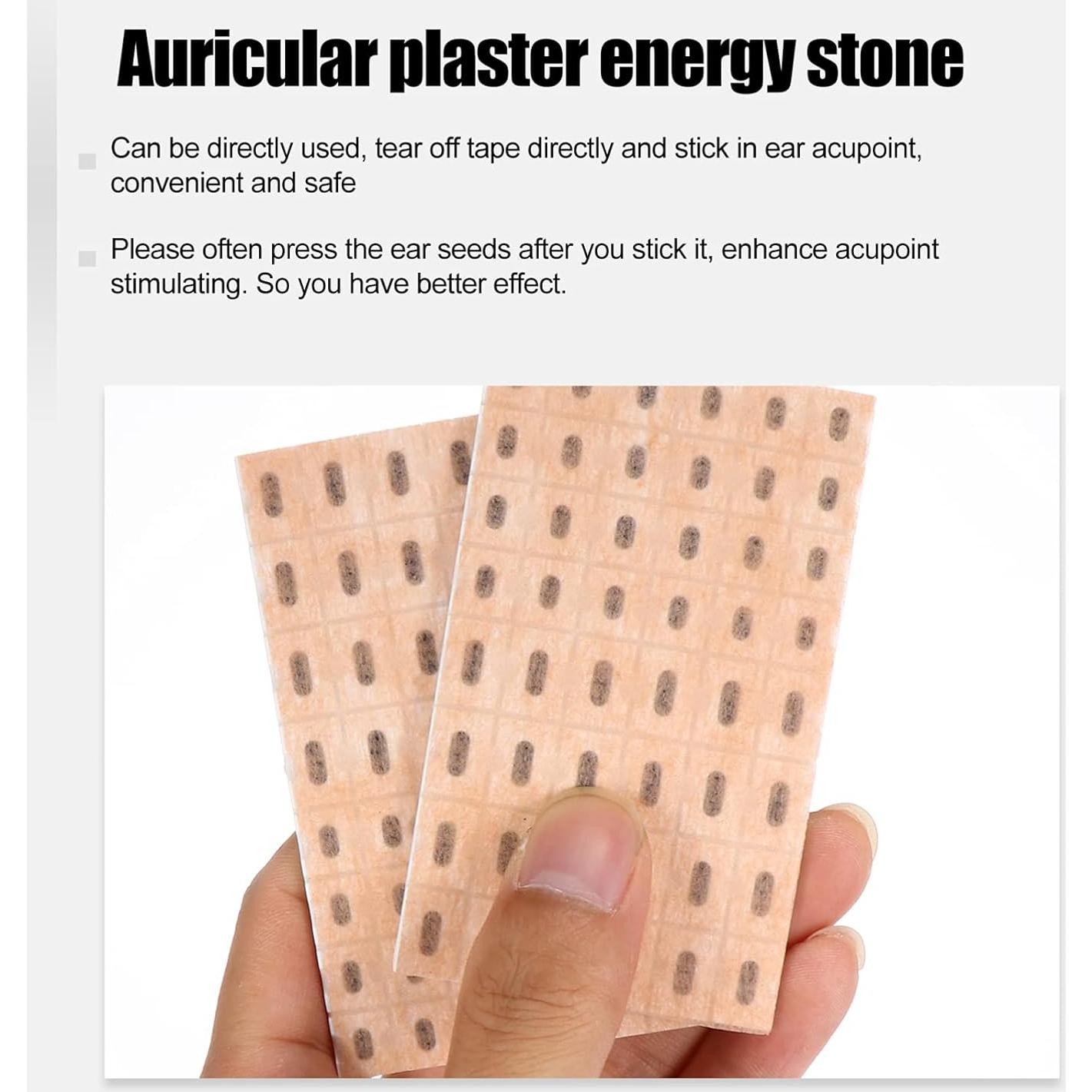 Parches para Oídos Healifty 96pcs Acupunto Caqui