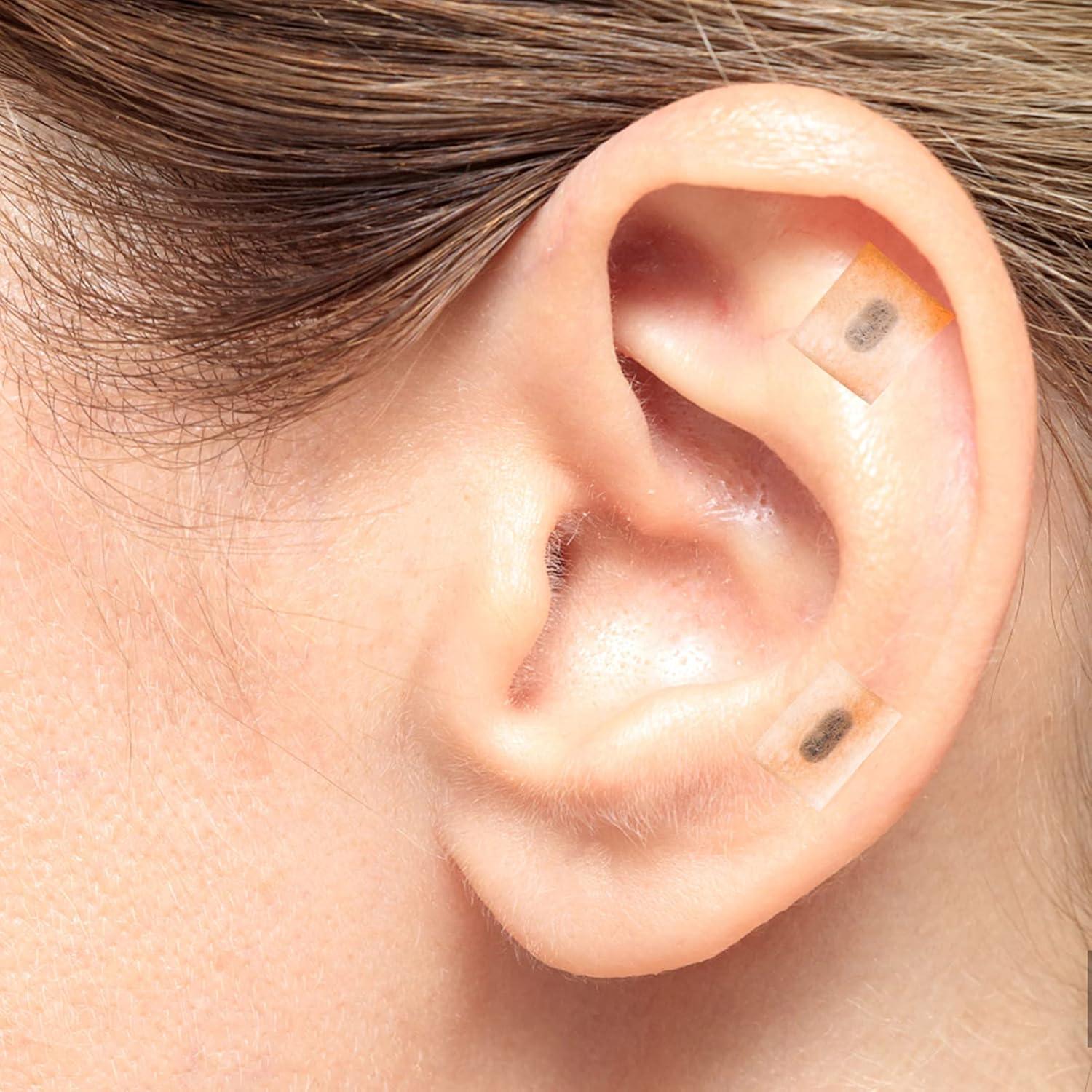 Parches para Oídos Healifty 96pcs Acupunto Caqui