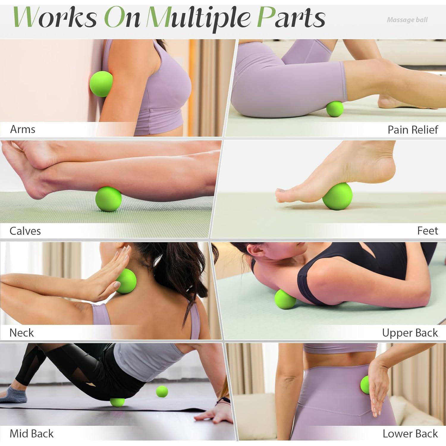 Pelotas de Masaje Miofascial SUBCULTUREPICK Verde 6.3 cm