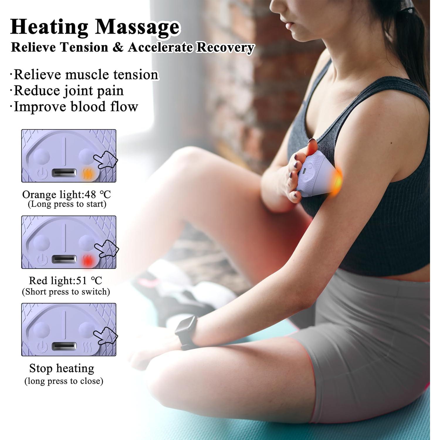 Bola de Masaje PROIRON con Ventosa y Calentamiento - Alivio de Nudos