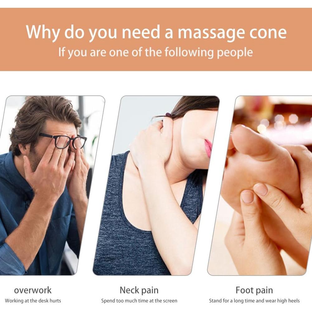 Masajeador de Espalda y Cuello LOQJSS con Ventosa 14x10cm