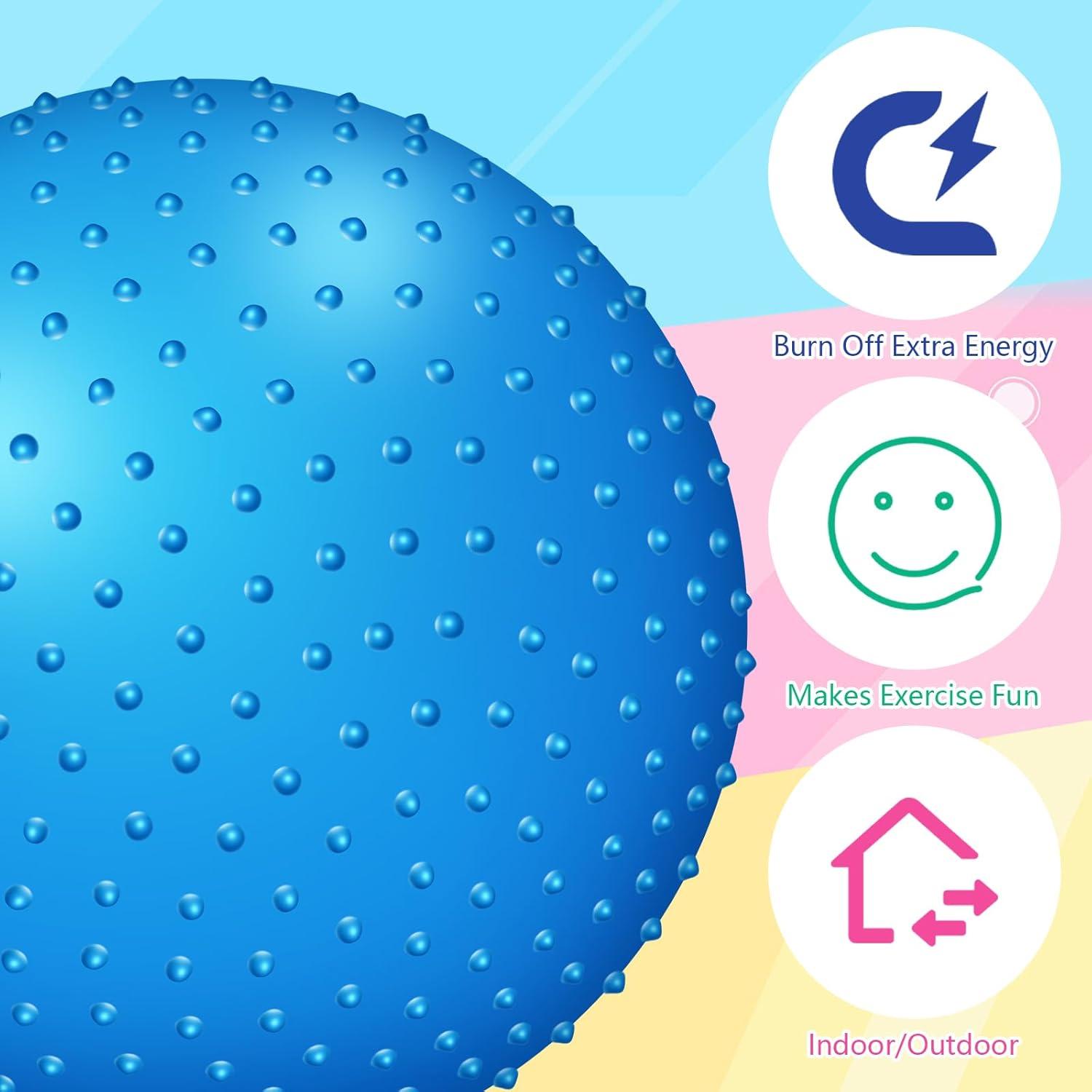 Bola de Masaje Sensorial Relaxgiant 55 cm con Bomba de Aire