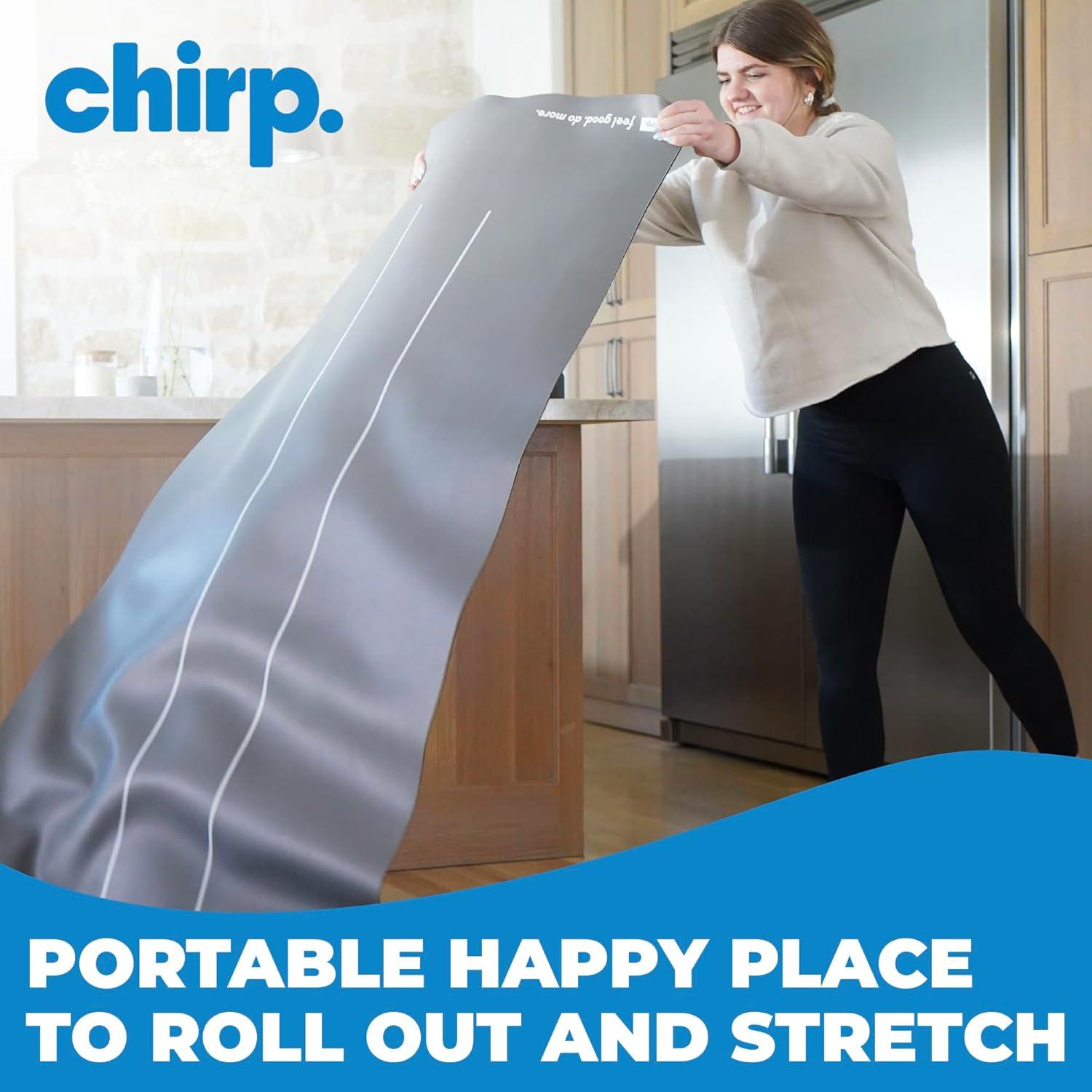 Colchoneta de Ejercicio Chirp Stretch Antideslizante 182.88x67.83cm