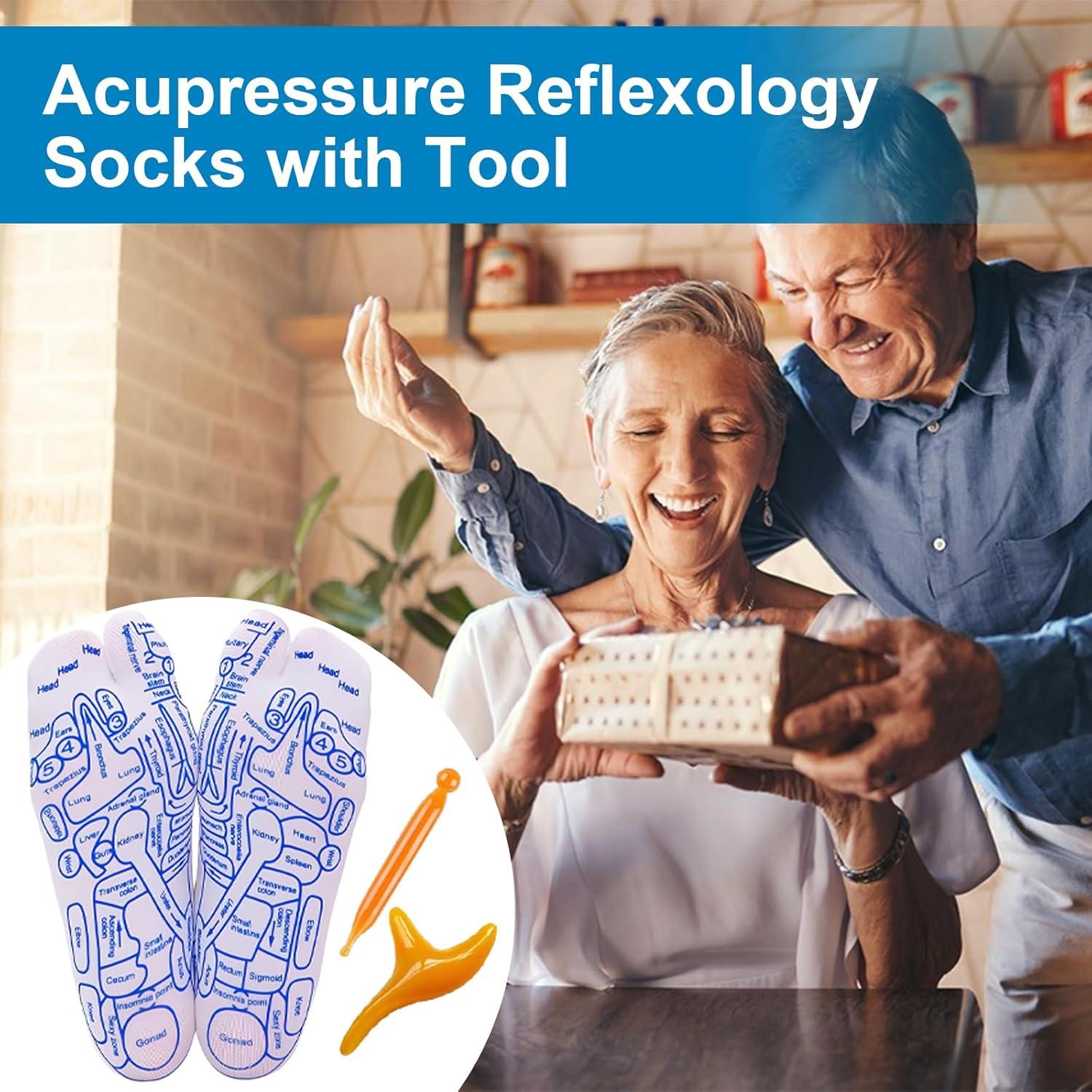 Calcetines de Reflexología con Herramienta de Masaje Hombre