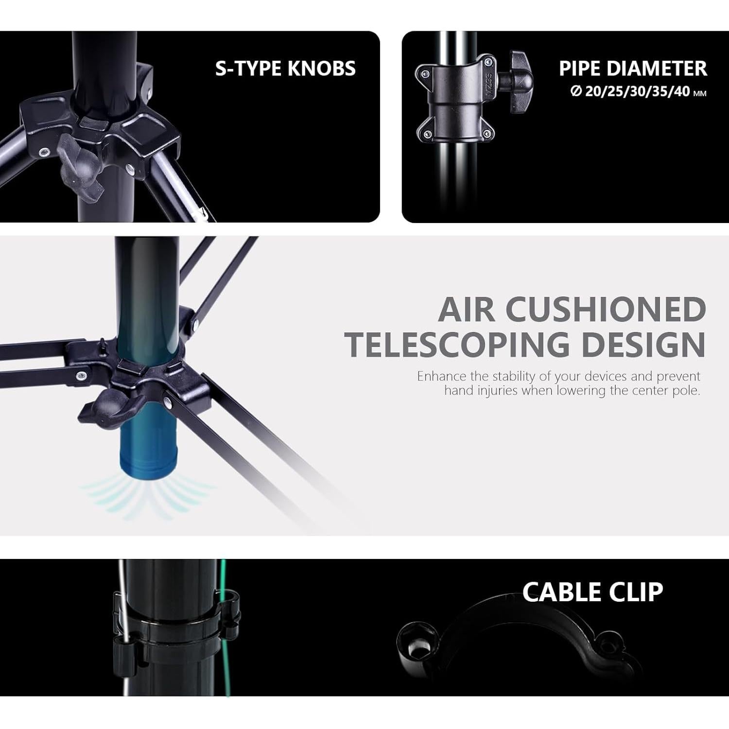 Trípode RAUBAY TT480 para cámara 487 cm con amortiguación