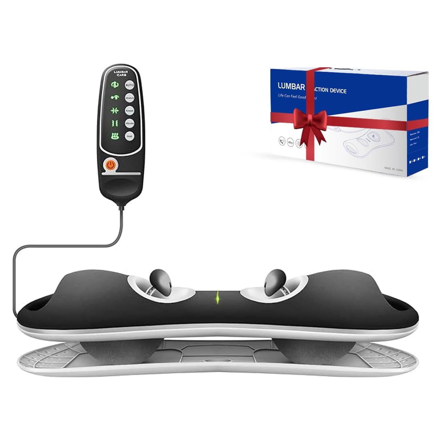 Masajeador Lumbar Eléctrico ALPHAY con Calor y Vibración