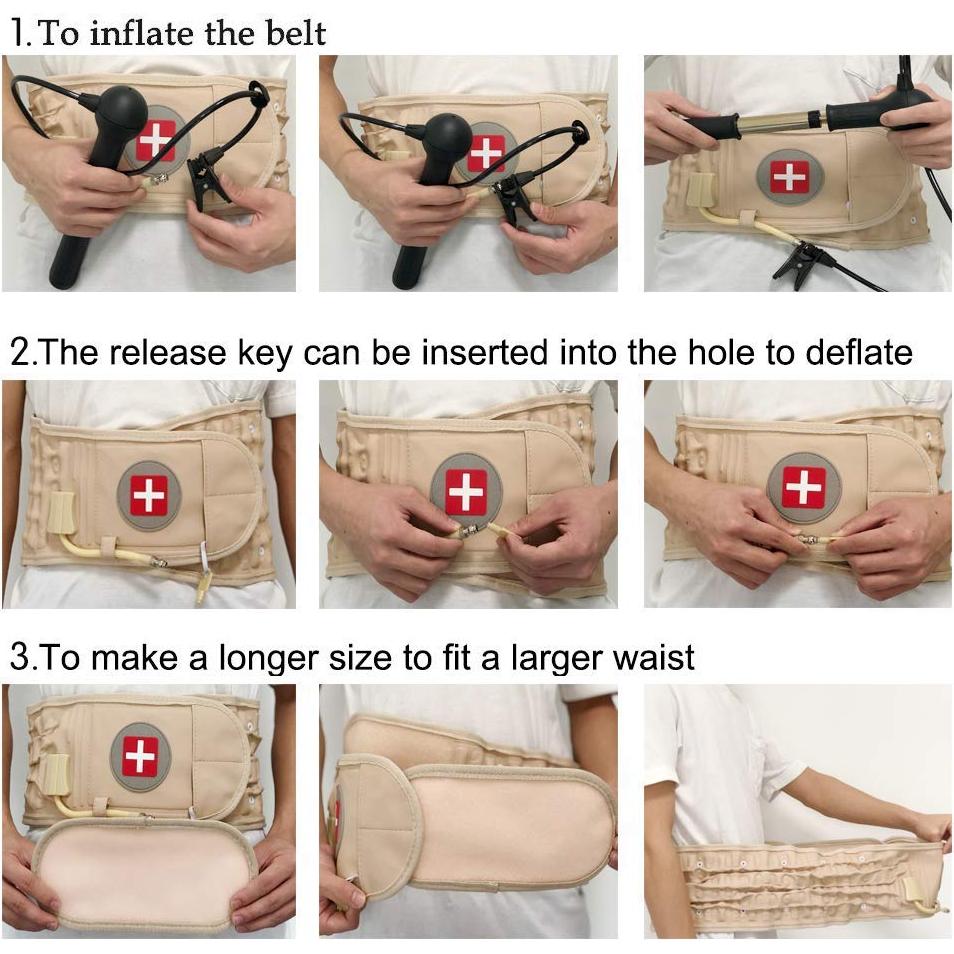 Cinturón de Descompresión Espinal JXFYLTT Talla Única 73.66-124.46 cm