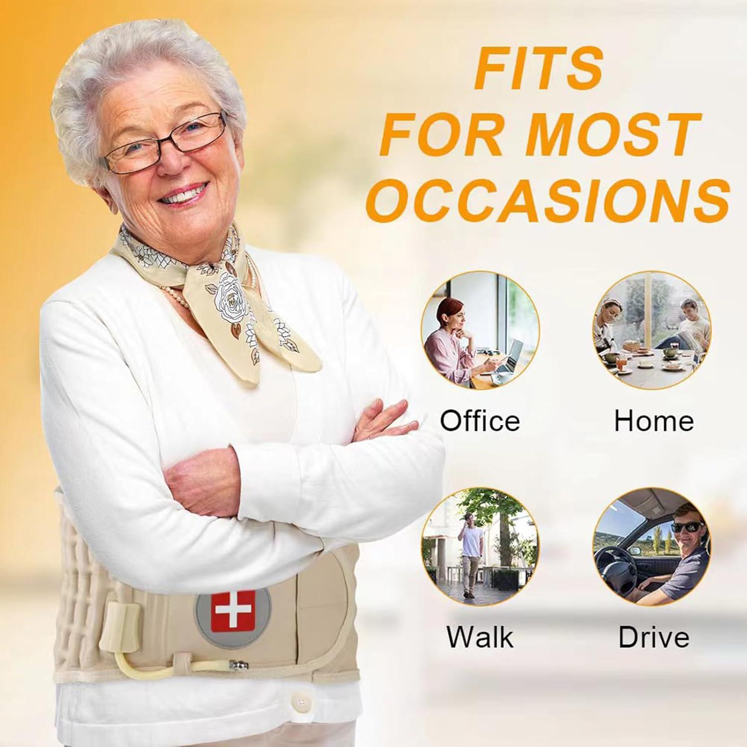 Cinturón de Descompresión Espinal JXFYLTT Talla Única 73.66-124.46 cm