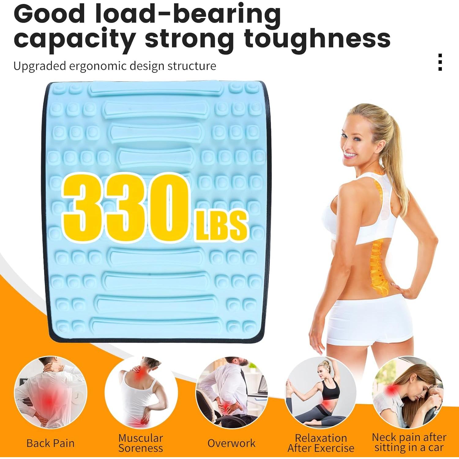 Estirador de Espalda Jinx Ajustable para Alivio Lumbar 1kg