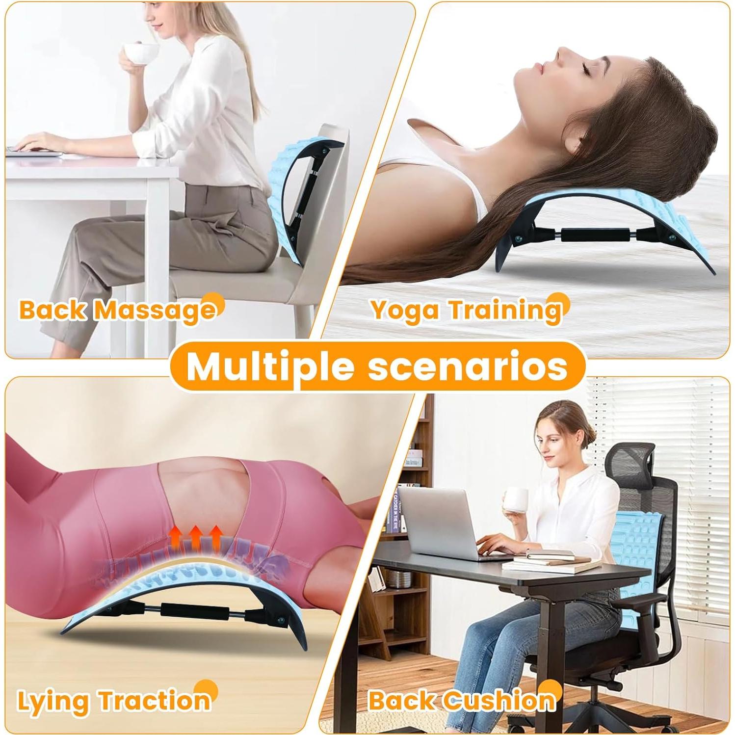 Estirador de Espalda Jinx Ajustable para Alivio Lumbar 1kg