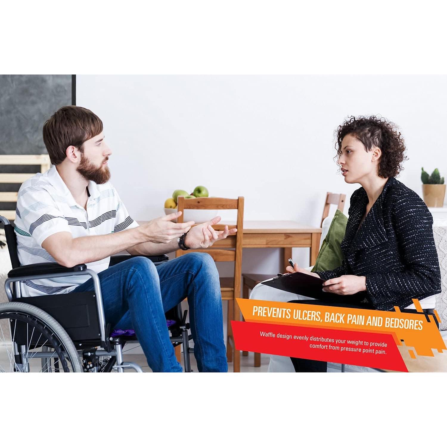 Cojín Inflable EMSupply para Asiento Alivio de Presión 43x43cm