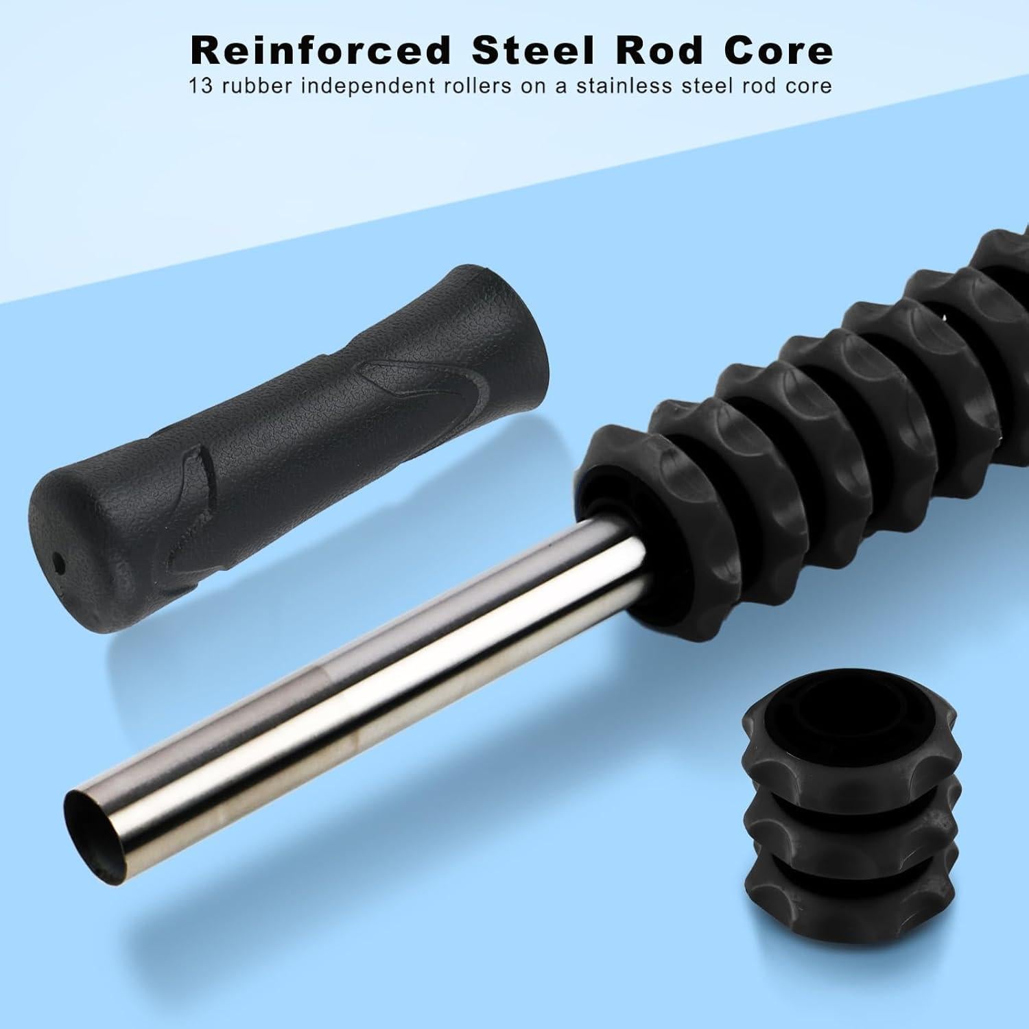 Bastón de Rodillo Muscular Kora 42cm para Masaje Profundo