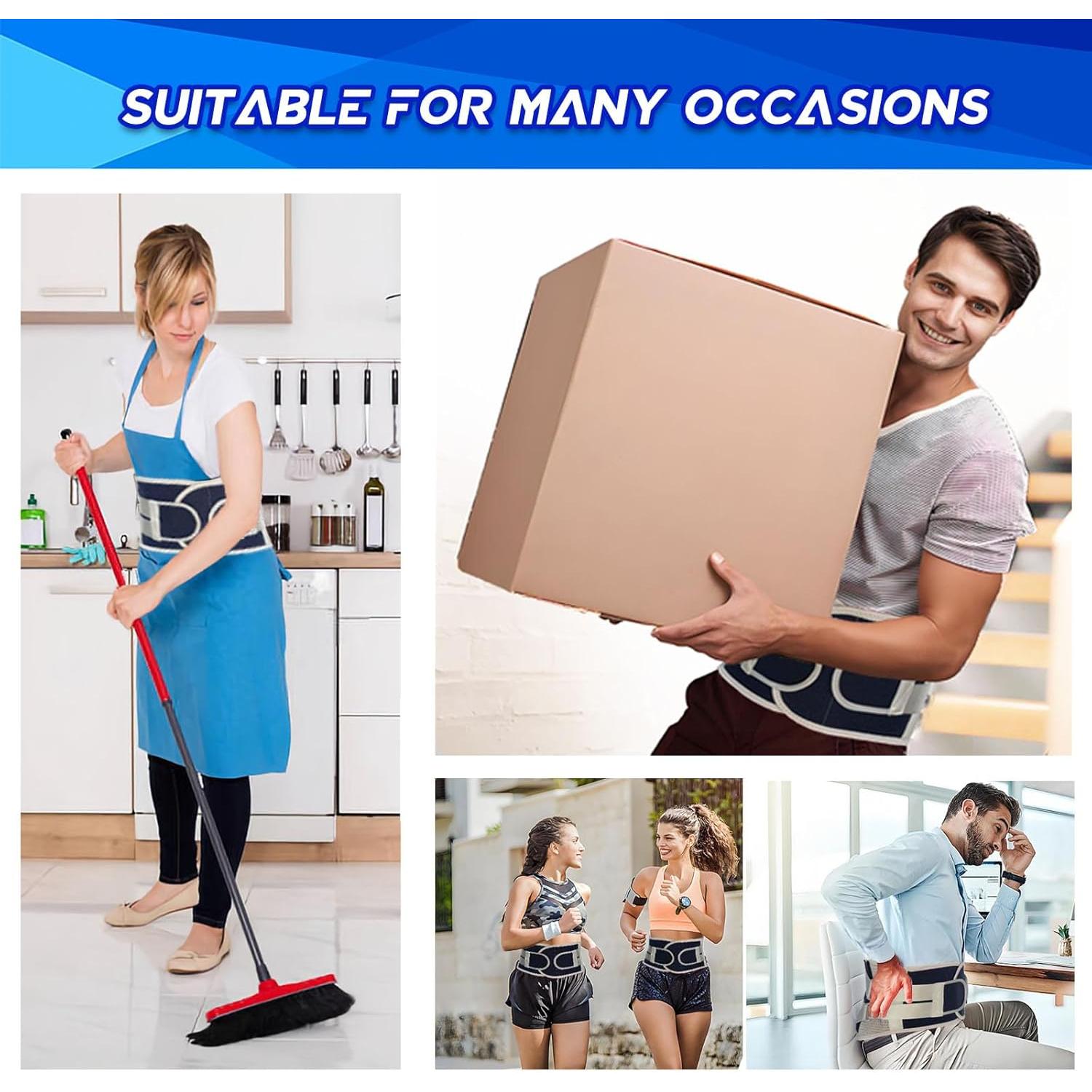 Faja Soporte Lumbar Avaneeny Ajustable Unisex 27-36 Pulgadas