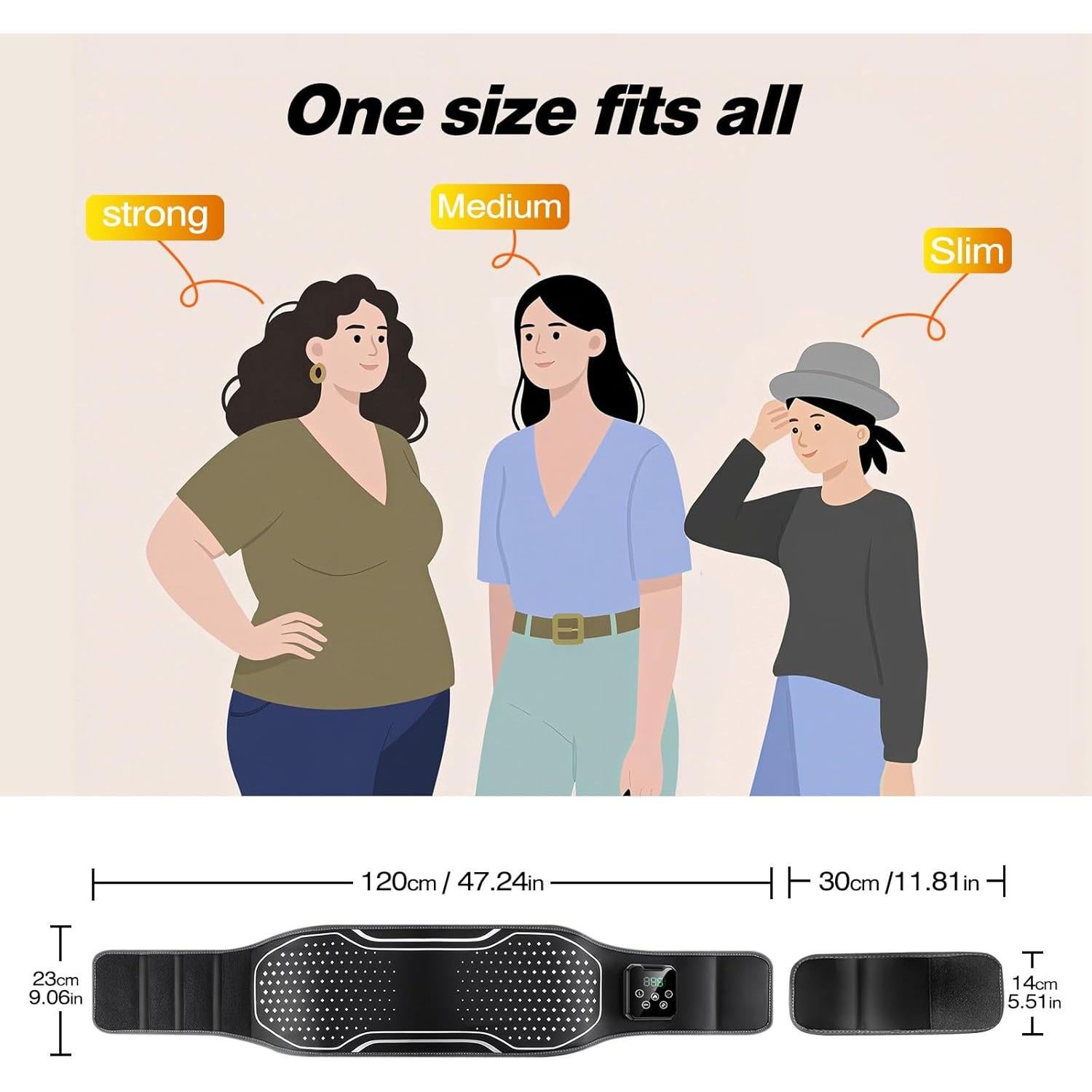 Almohadilla Térmica Eléctrica Inalámbrica TJXVX 3 Modos Masaje