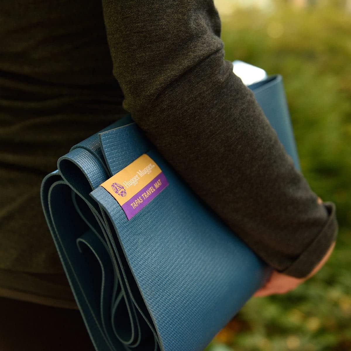 Mat de Yoga de Viaje Hugger Mugger Azul 172.72x60.96cm