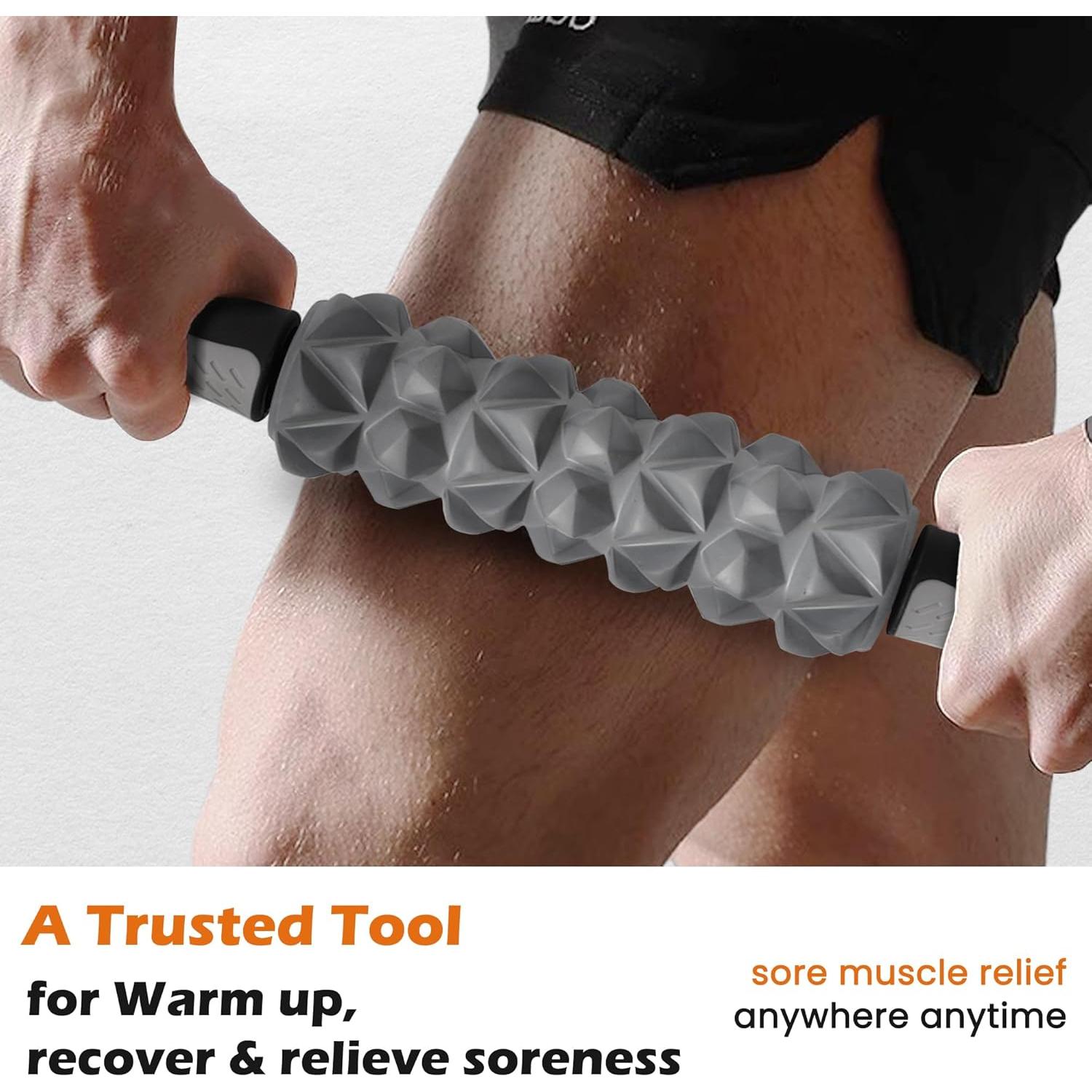 Bastón de Rodillo Muscular KITWILD 45 cm para Masaje Profundo