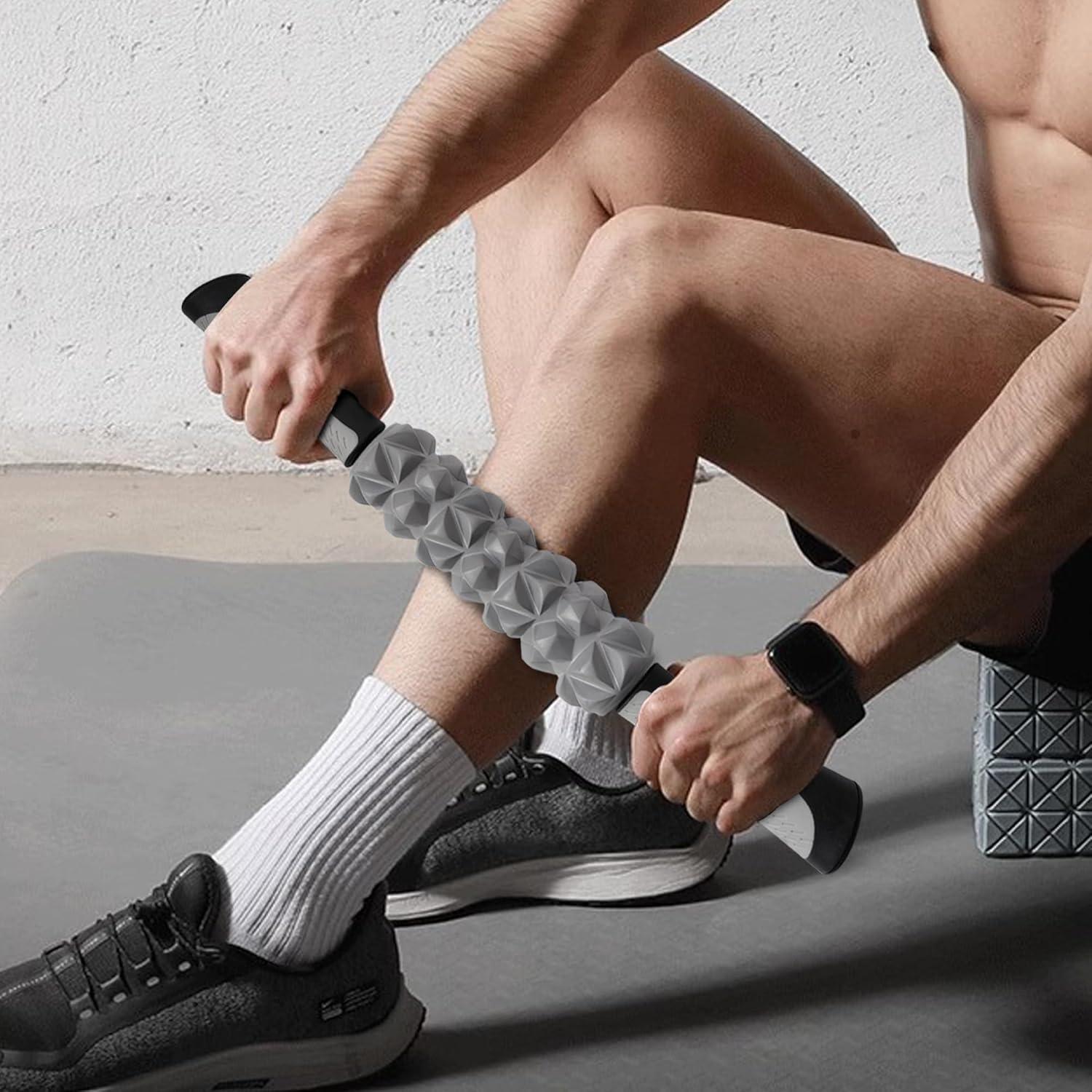 Bastón de Rodillo Muscular KITWILD 45 cm para Masaje Profundo