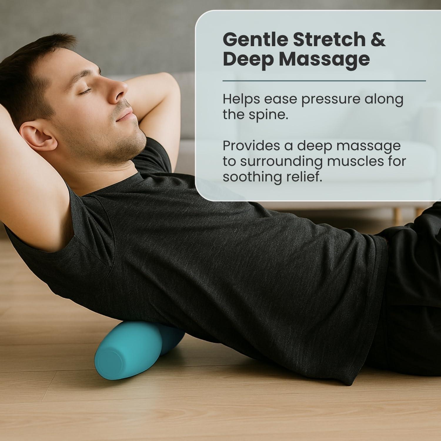 Rodillo de Espuma Rescate de Espalda UR101 - Silicona 100% para Masaje Profundo