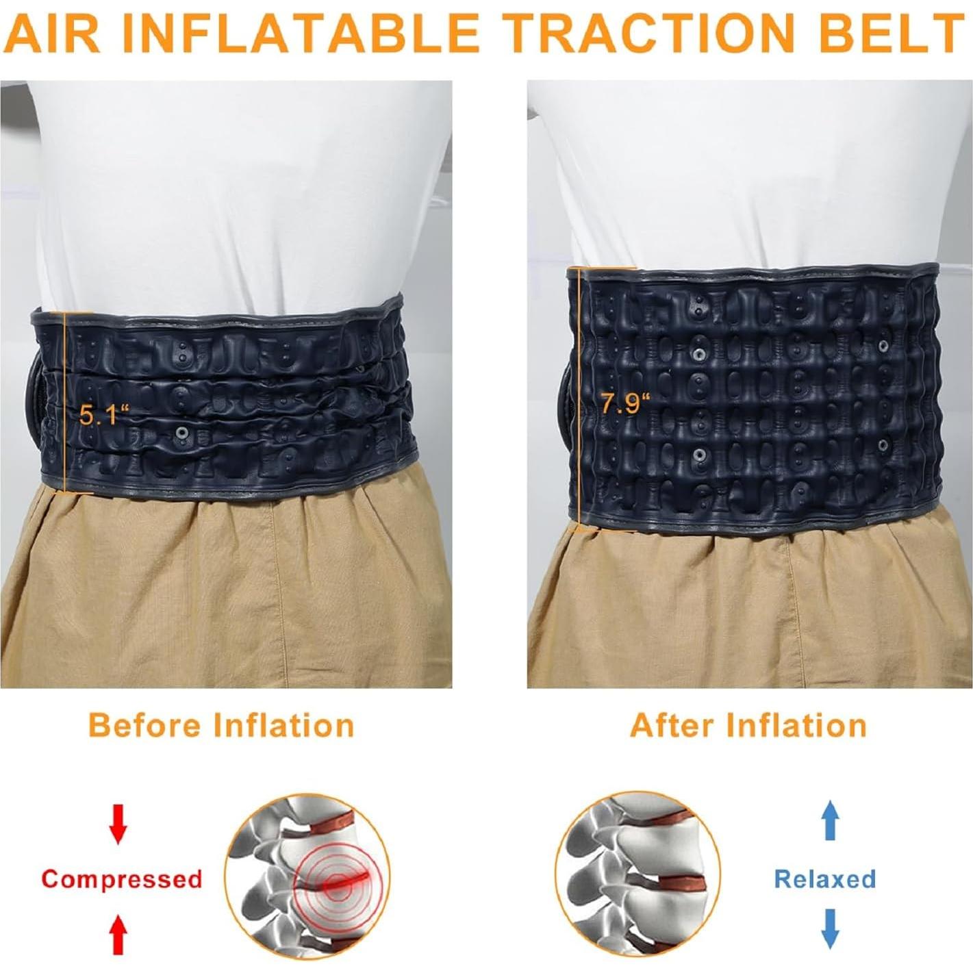 Cinturón de Descompresión Inflable HONGJING con Calor y Vibración