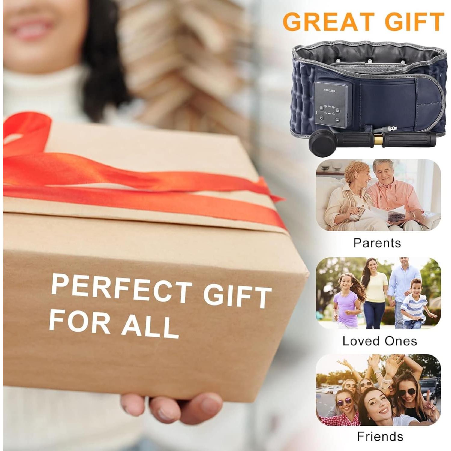 Cinturón de Descompresión Inflable HONGJING con Calor y Vibración