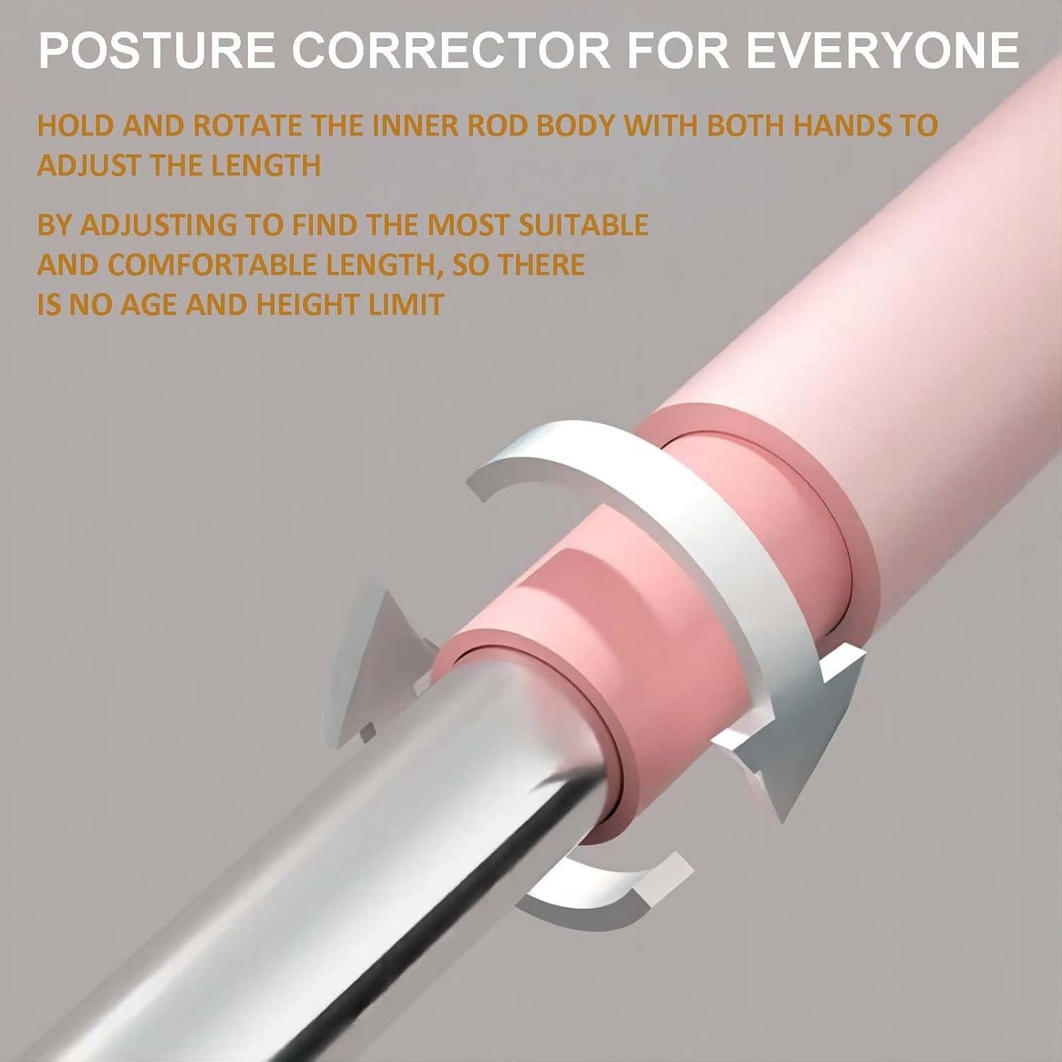 Faja Correctora de Postura KANGZHE Ajustable 61.5x6cm