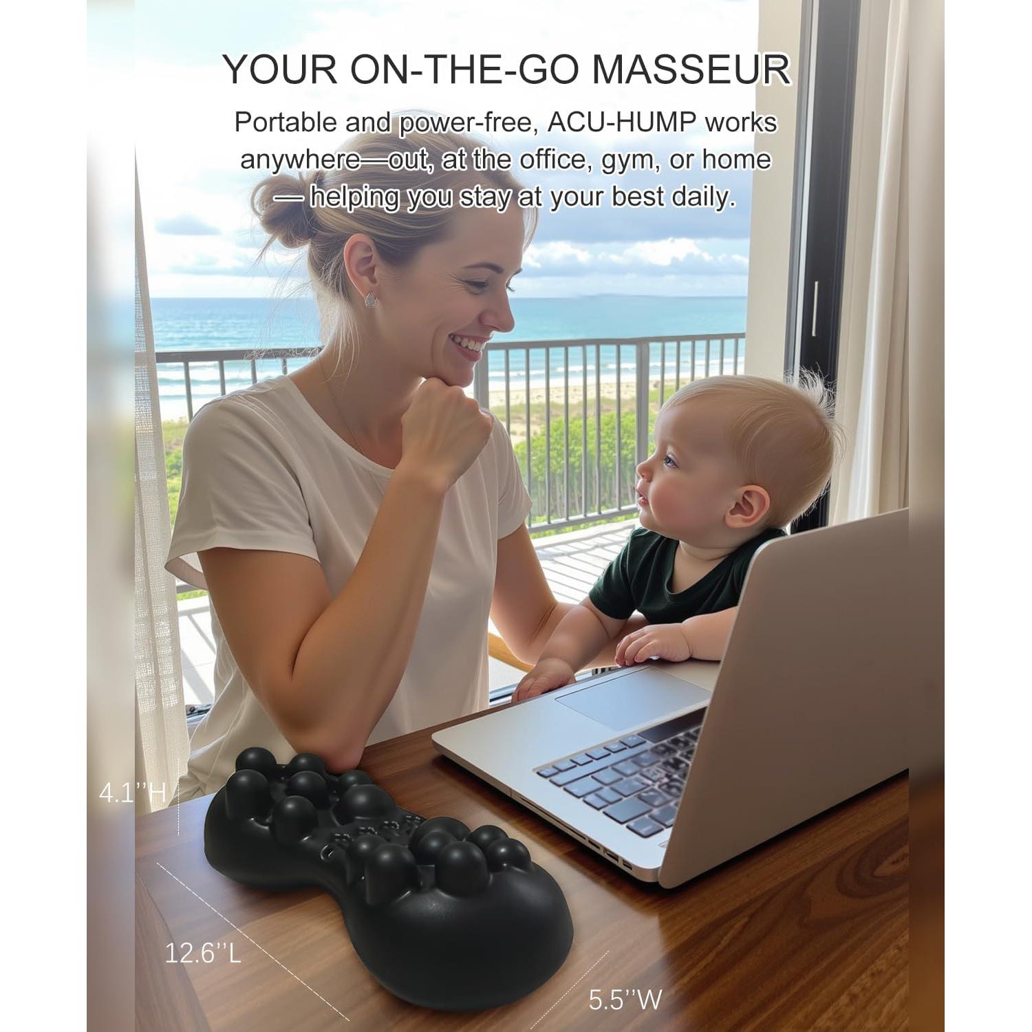 Herramienta de Masaje Acupresor THERANUB Acu-Hump 0.45 kg