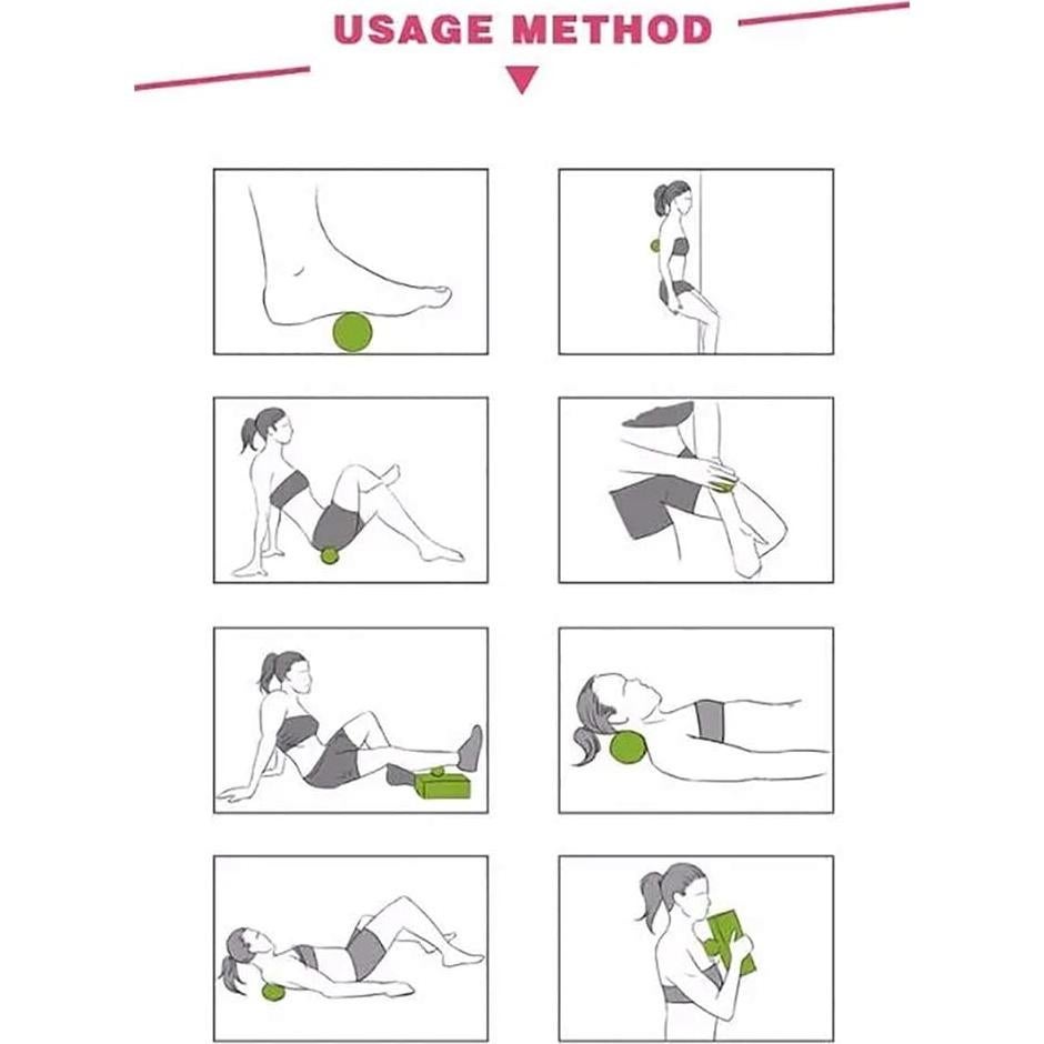 Bola de Masaje de Cacahuate Bticx - Set de 2, EPP 8x16 cm