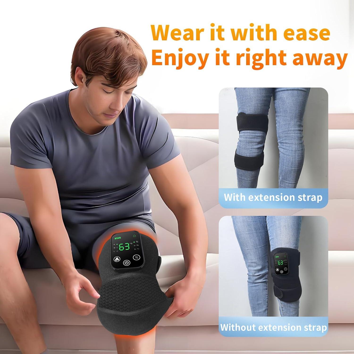 Masajeador de Rodilla Calentado UBMRK con Vibración y Calor