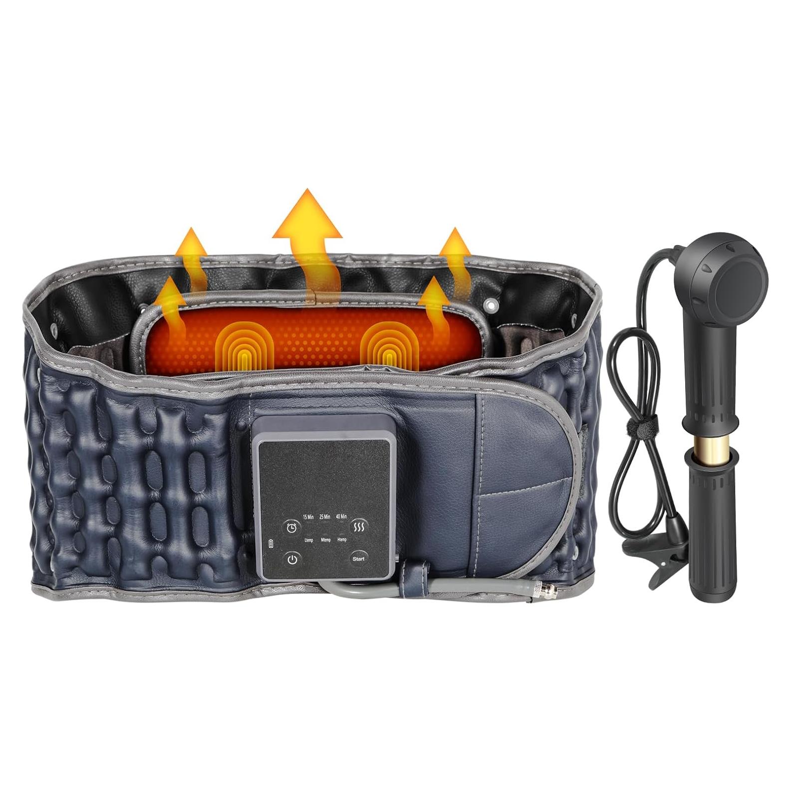 Cinturón de descompresión lumbar Oramuon M1001 con calor y vibración