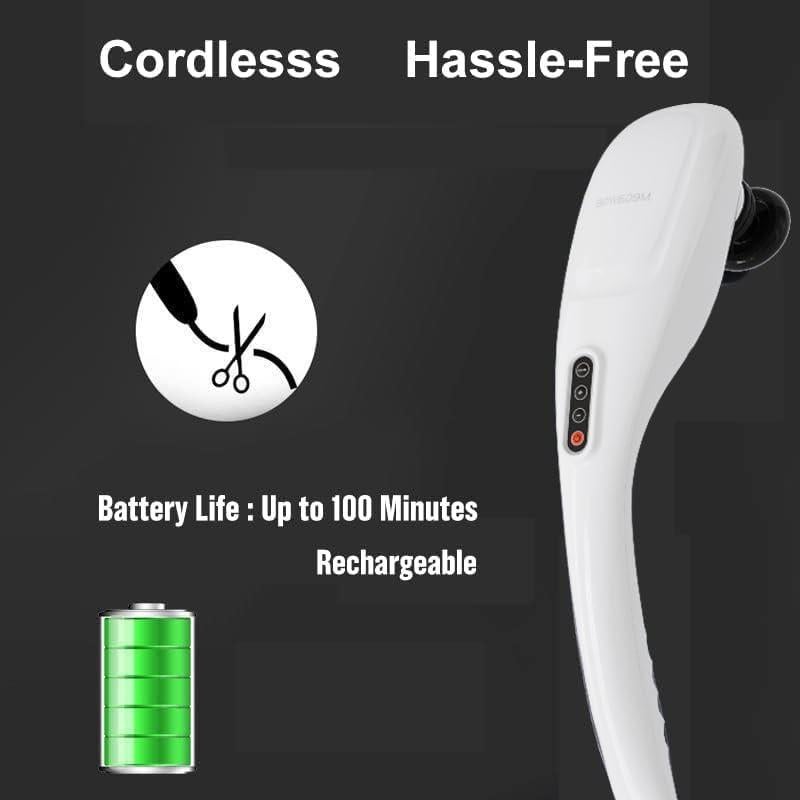 Masajeador Eléctrico de Mano MEGAWISE 3200mAh 5 Velocidades