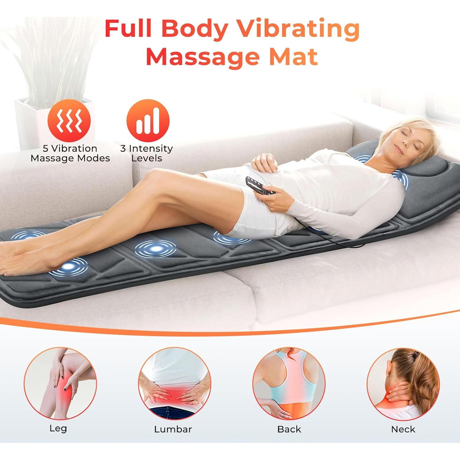 Almohadilla de Masaje Cupilo con Calor y Vibración 40x55 cm