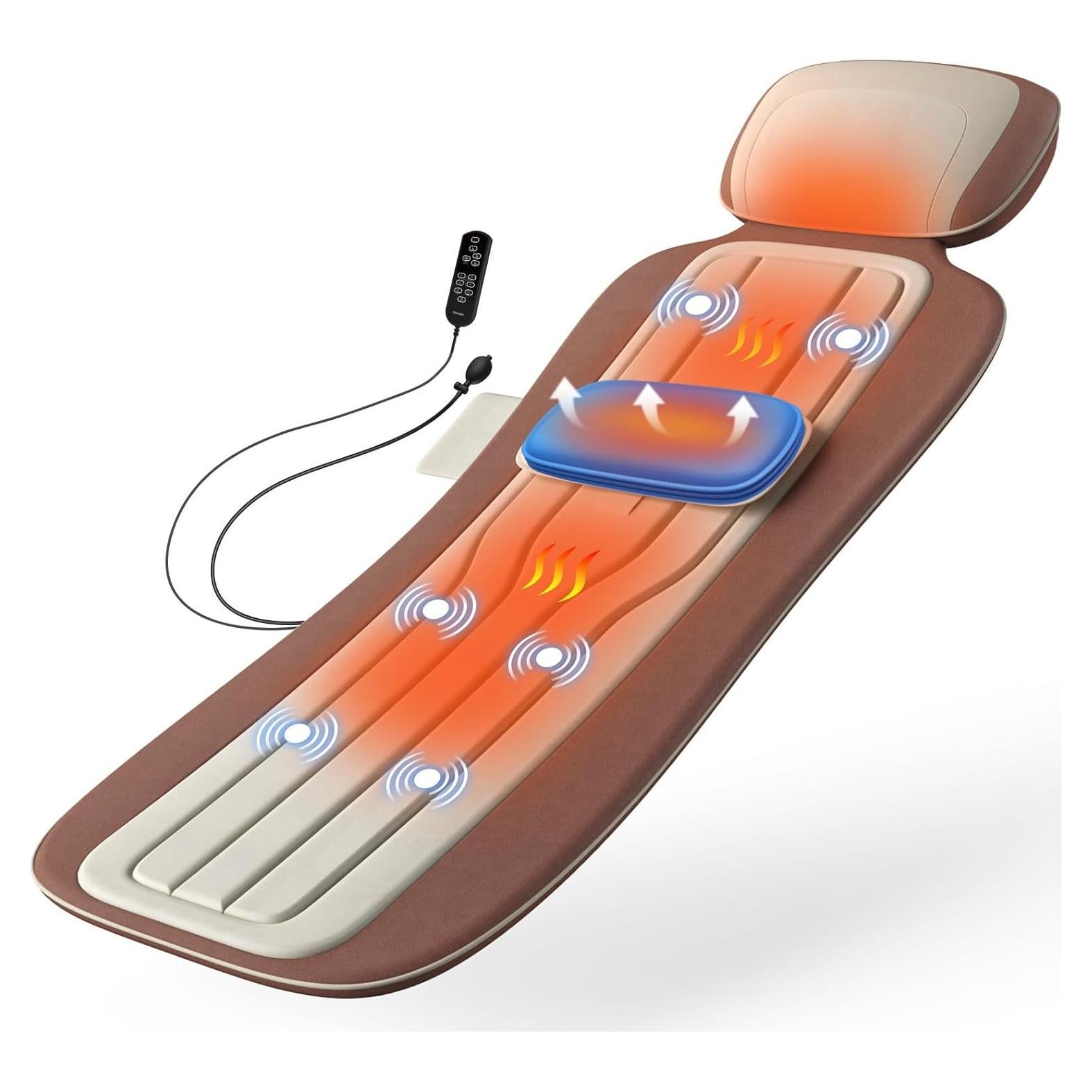Alfombrilla de Masaje Completo Comrelax HY-8832 con Calor 146x62 cm
