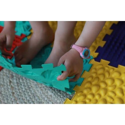 Alfombra de Masaje Ortopédica Puzzle Ortek 10 Piezas Multicolor